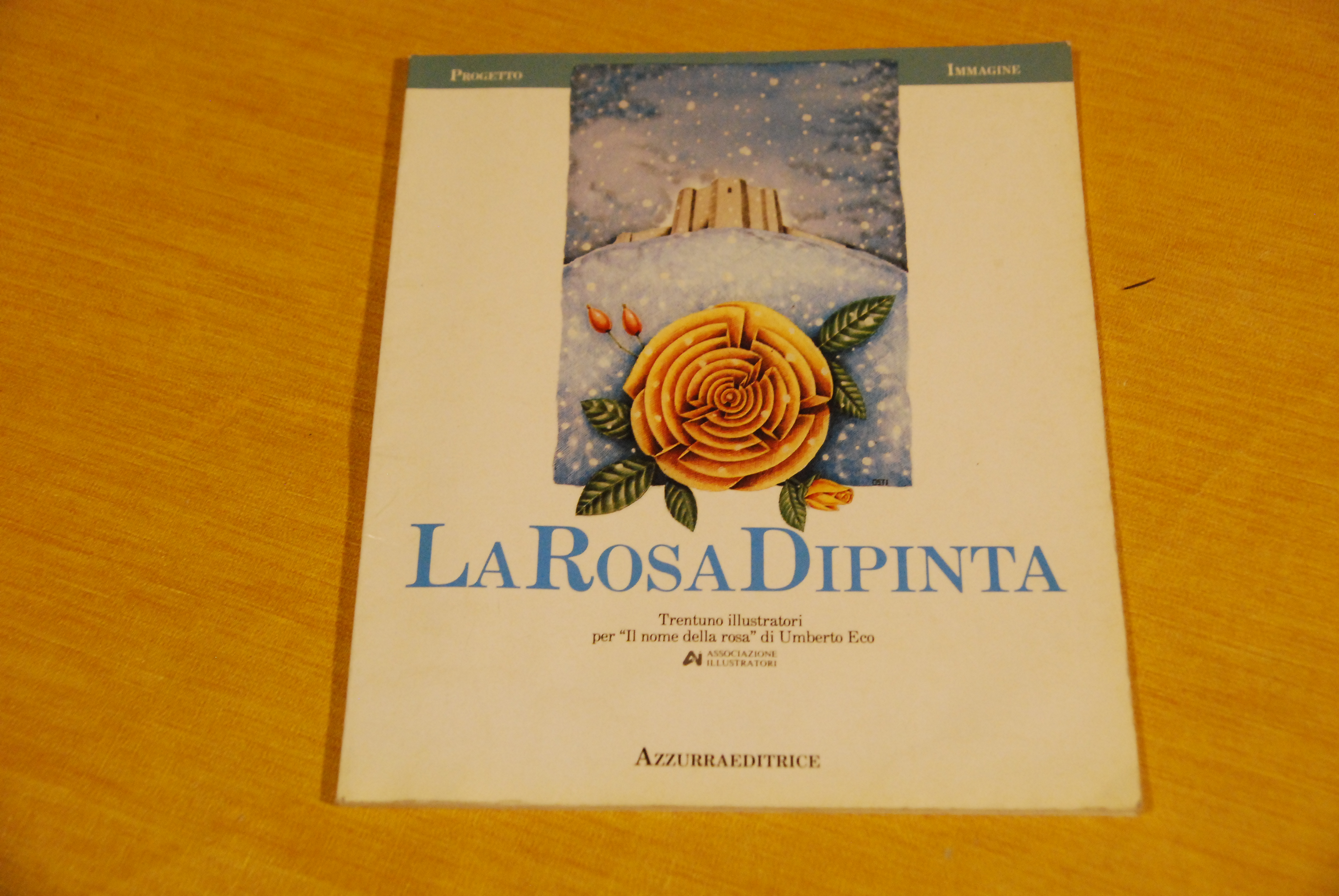 31 illustratori il nome della rosa umberto eco azzurra