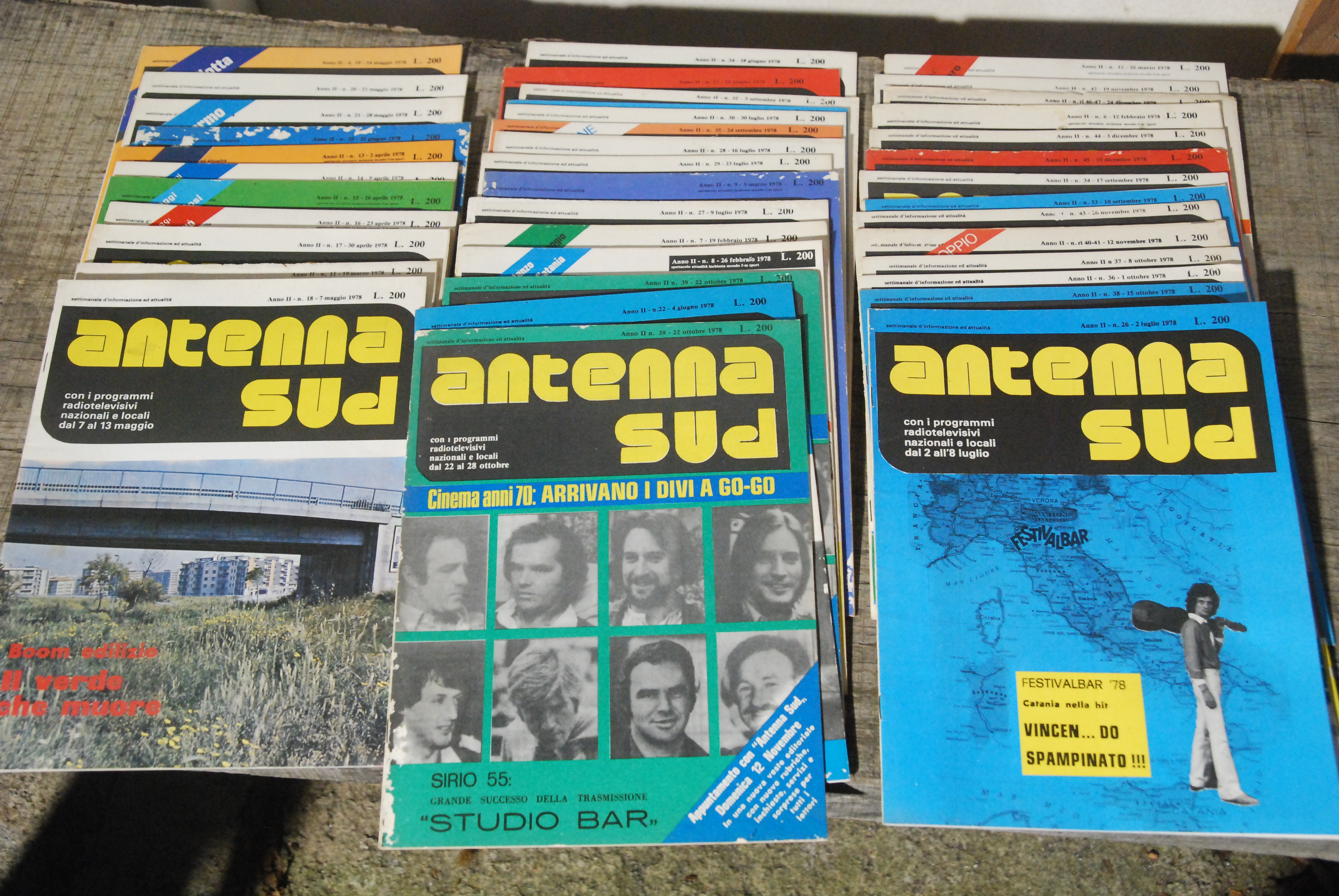 39 numeri 6-9, 11-30, 32-34, 36-47