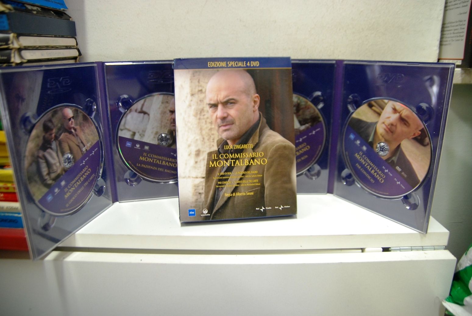 4 dvd il commissario montalbano, luca zingaretti, stagione 3