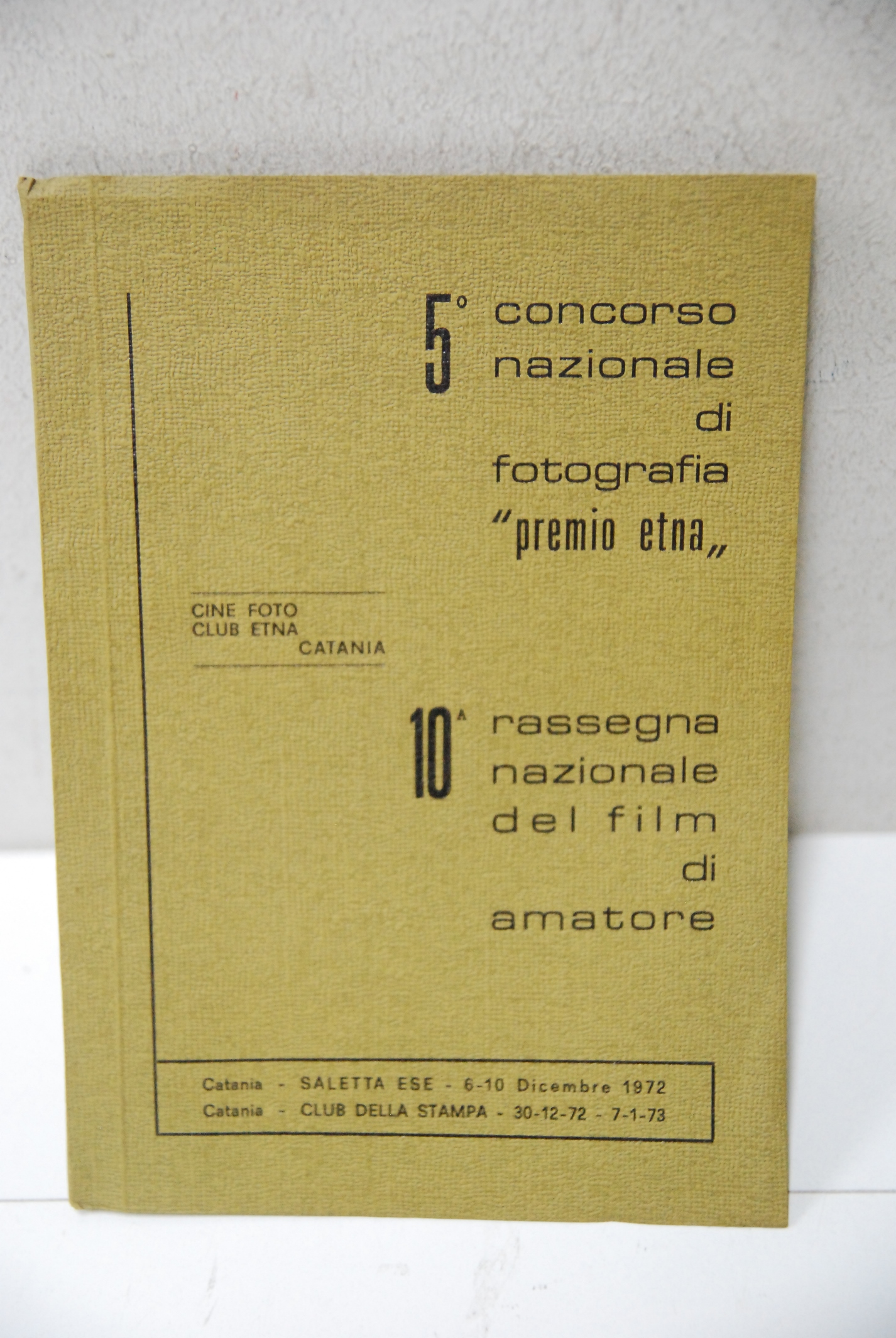 5 concorso nazionale di fotografia premio etna e 10 rassegna …