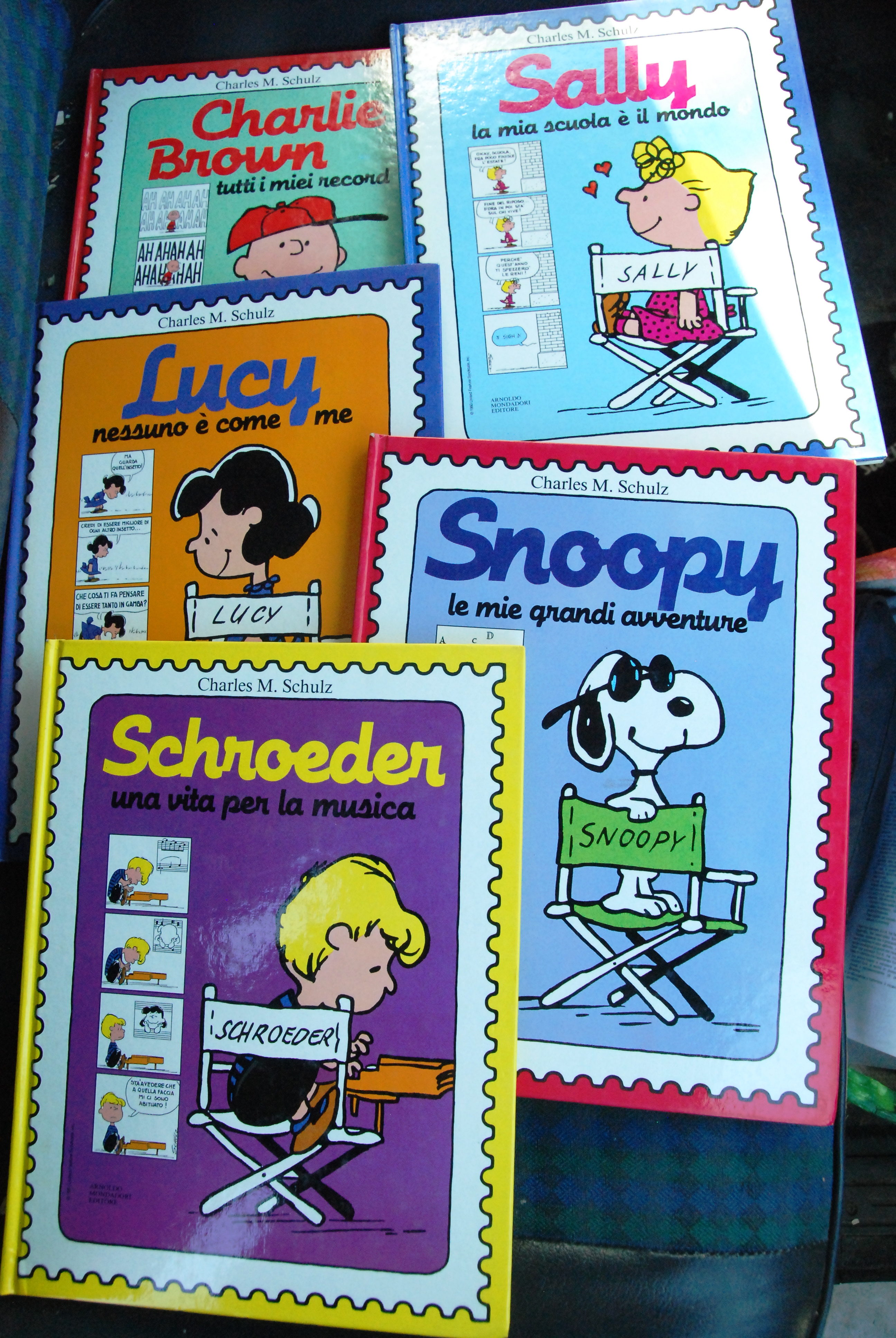 5 volumi charlie brown lucy snoopy schroeder NUOVI