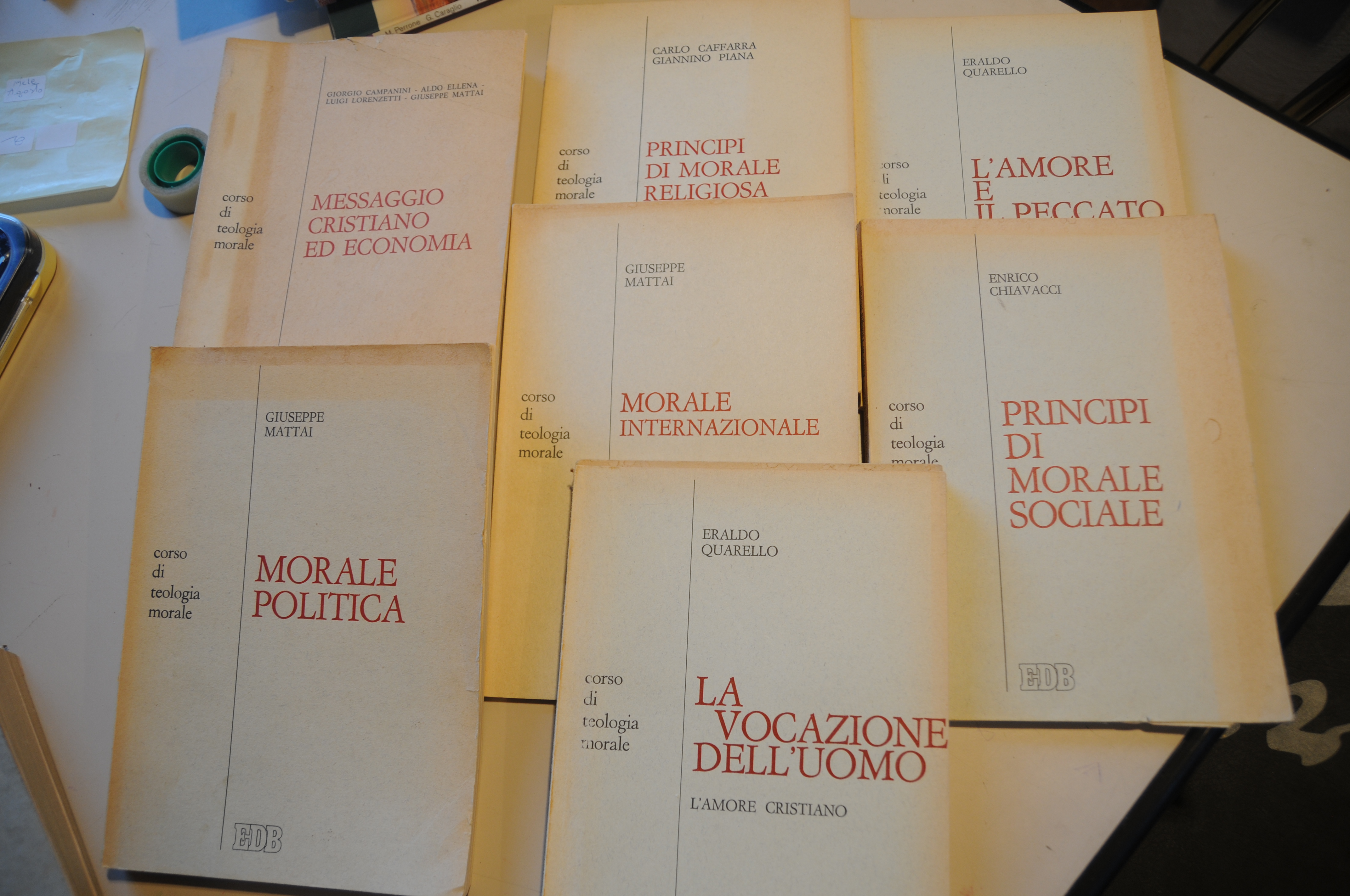 7 voll. politica religiosa internazionale cristiano ed economia sociale l'amore …