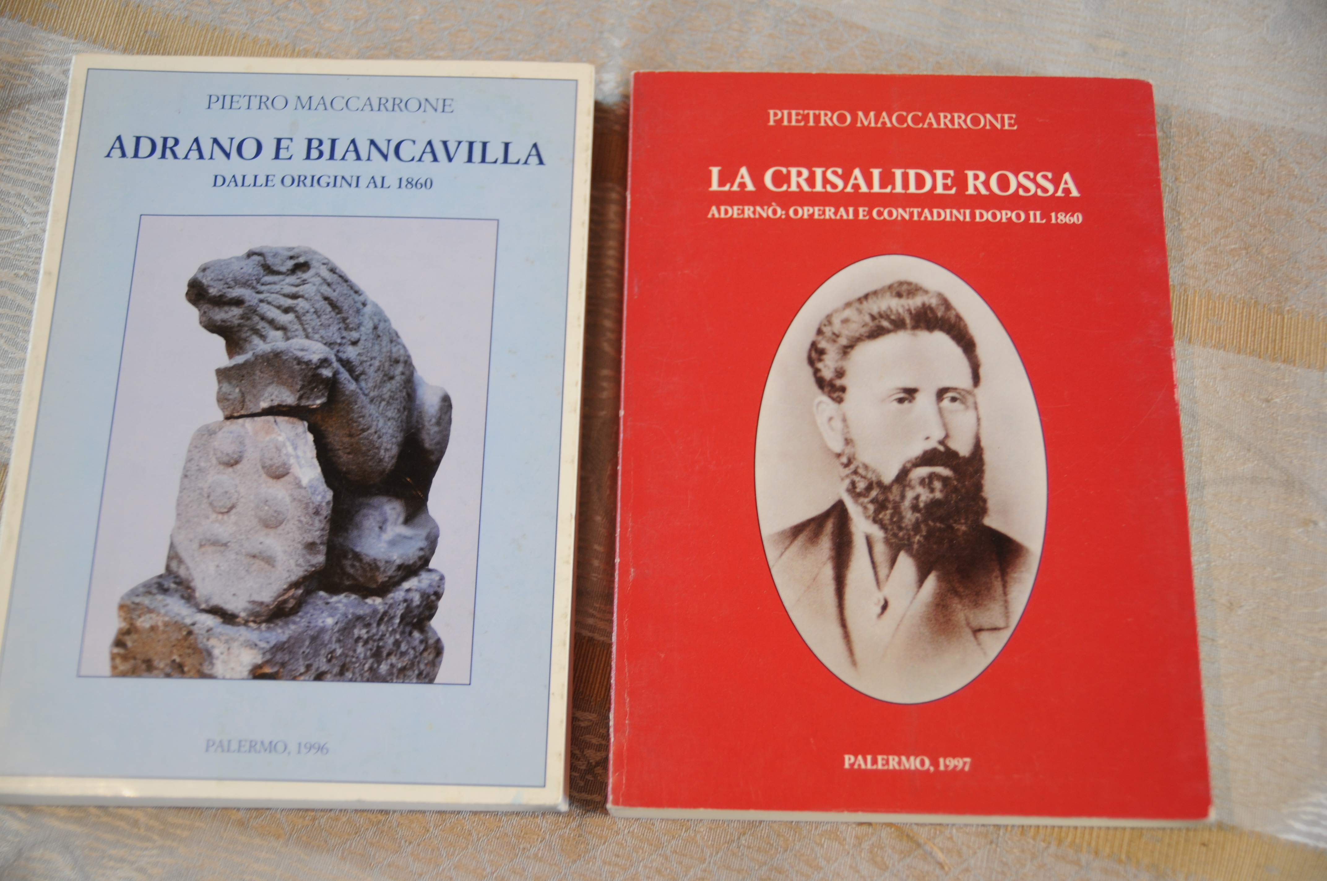 ADRANO e biancavilla e la crisalide rossa entrambi autografati con …