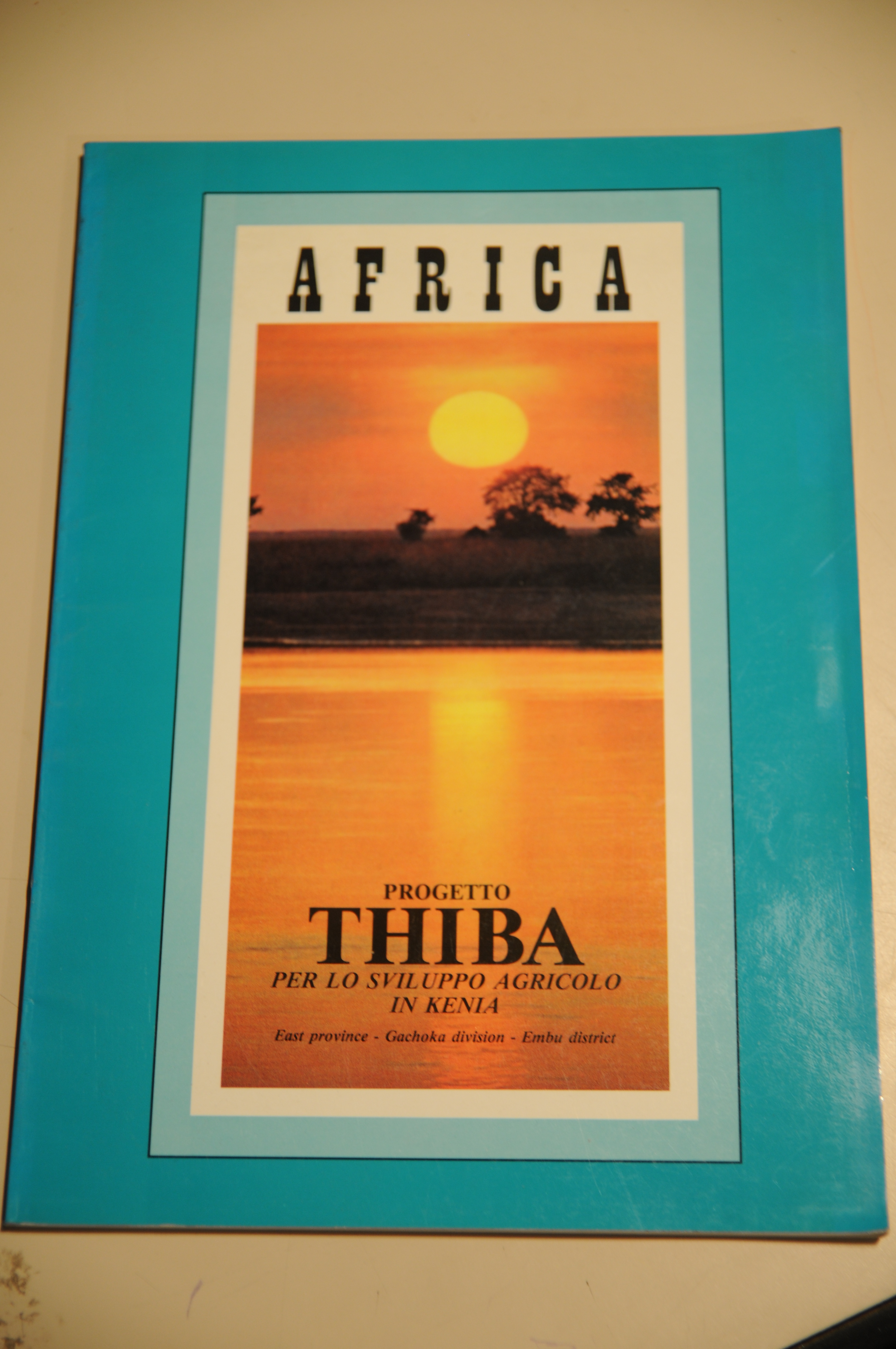 africa progetto thiba per lo sviluppo agricolo in kenia NUOVISSIMO