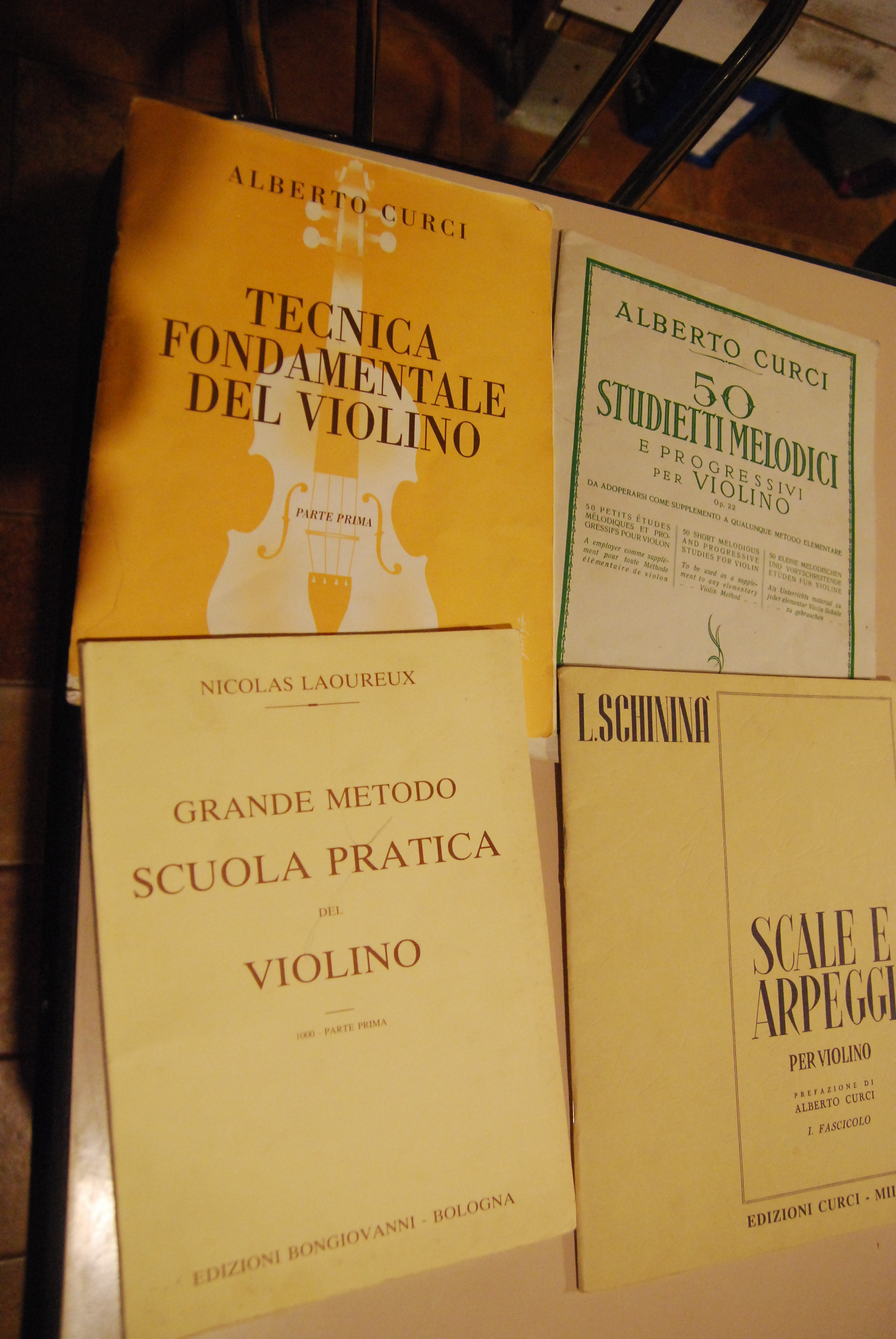 alberto curci tecnica fondamentale del violino 50 studietti melodici laoureux …