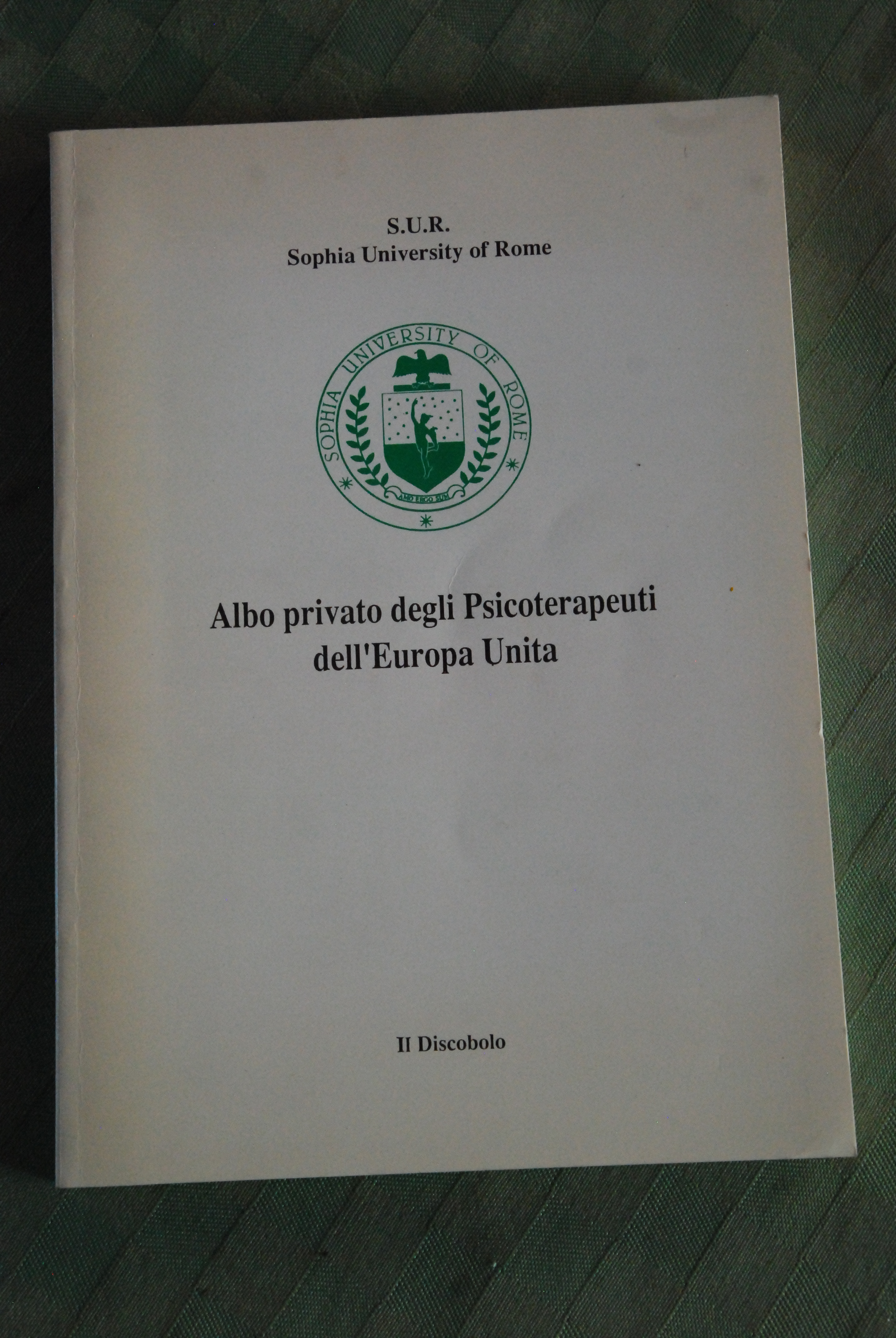 albo privato degli psicoterapeuti dell'europa unita aggiornato al 1990