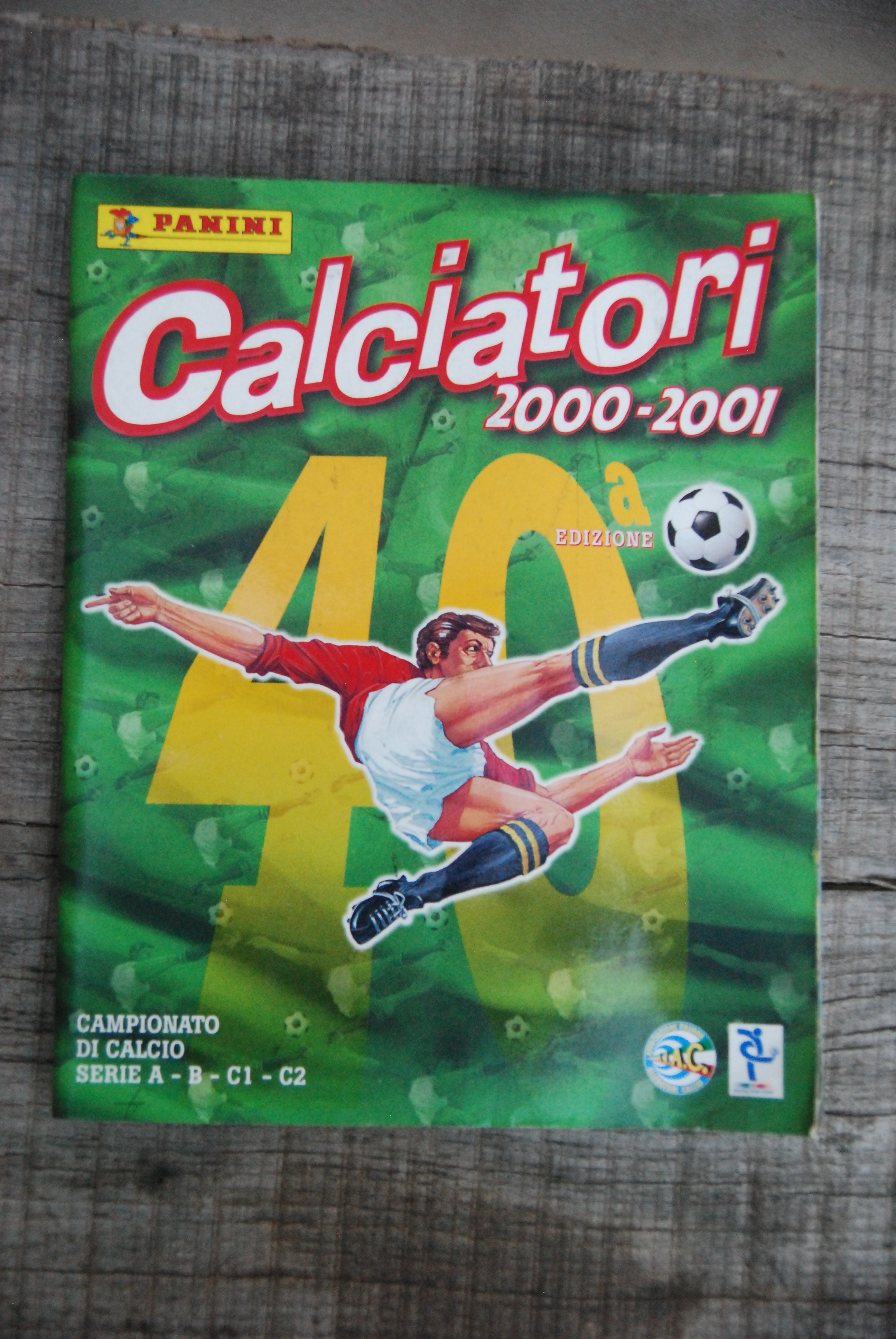 album dei calciatori 2000 2001 quasi completo