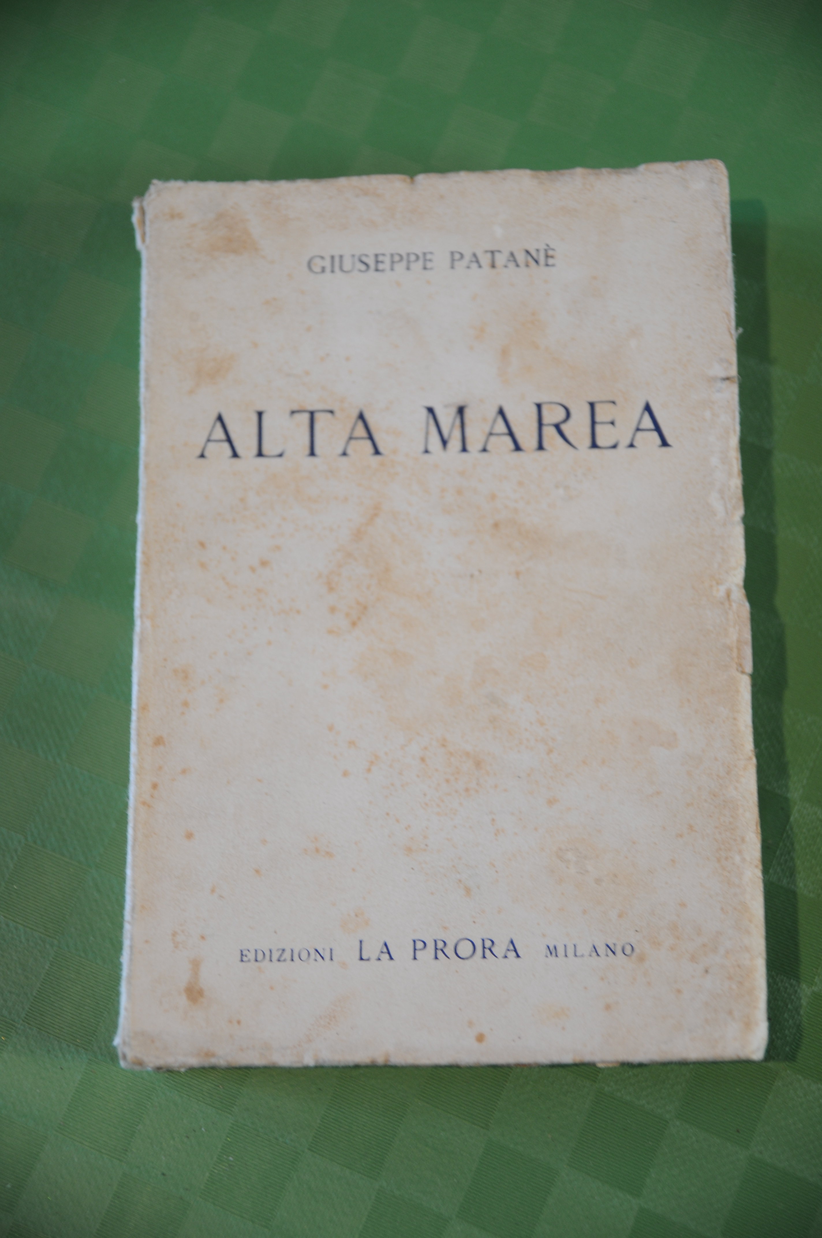 alta marea autografato con dedica