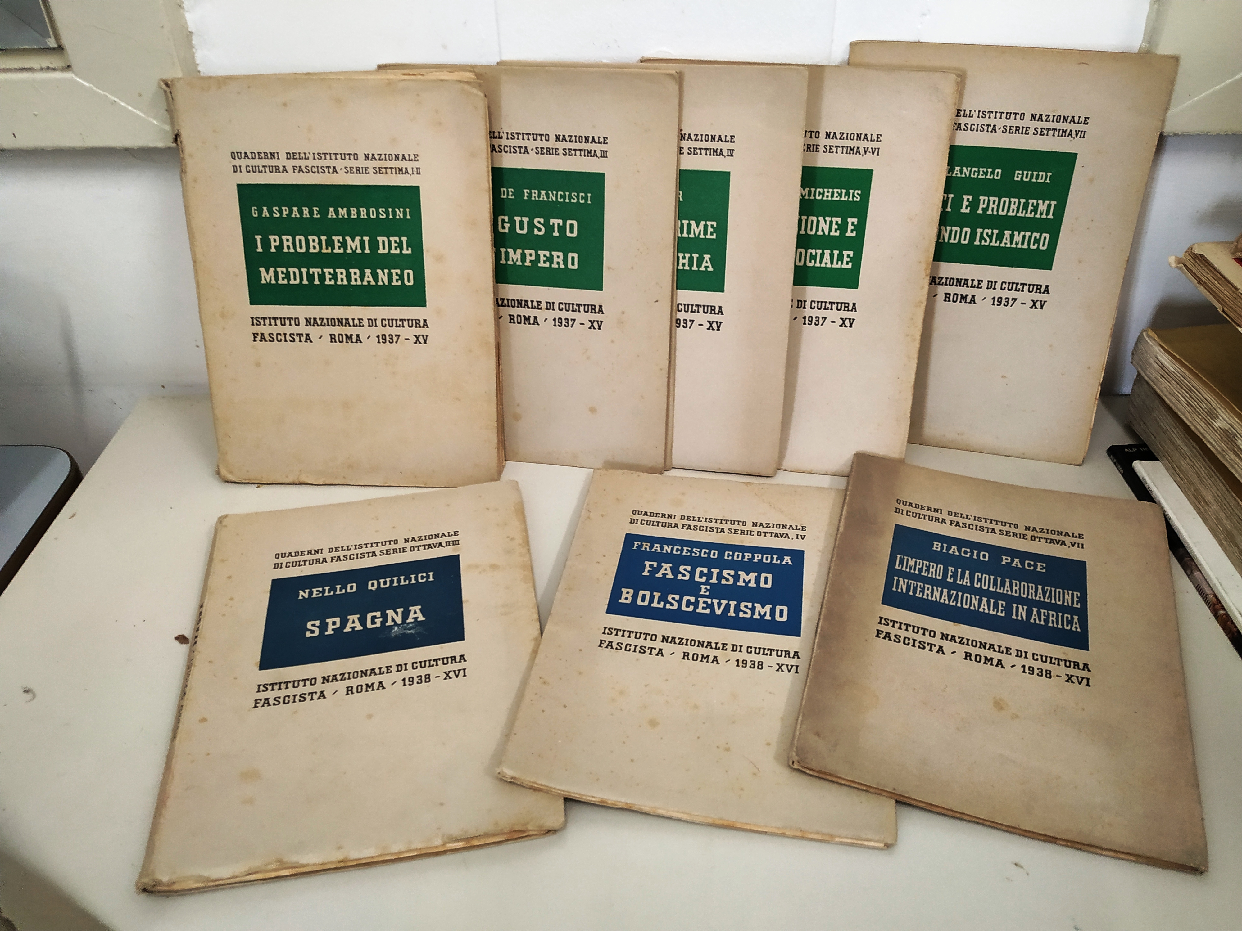 ambrosini quilici de francisci michelis guidi pace coppola 1937-1938 8 …