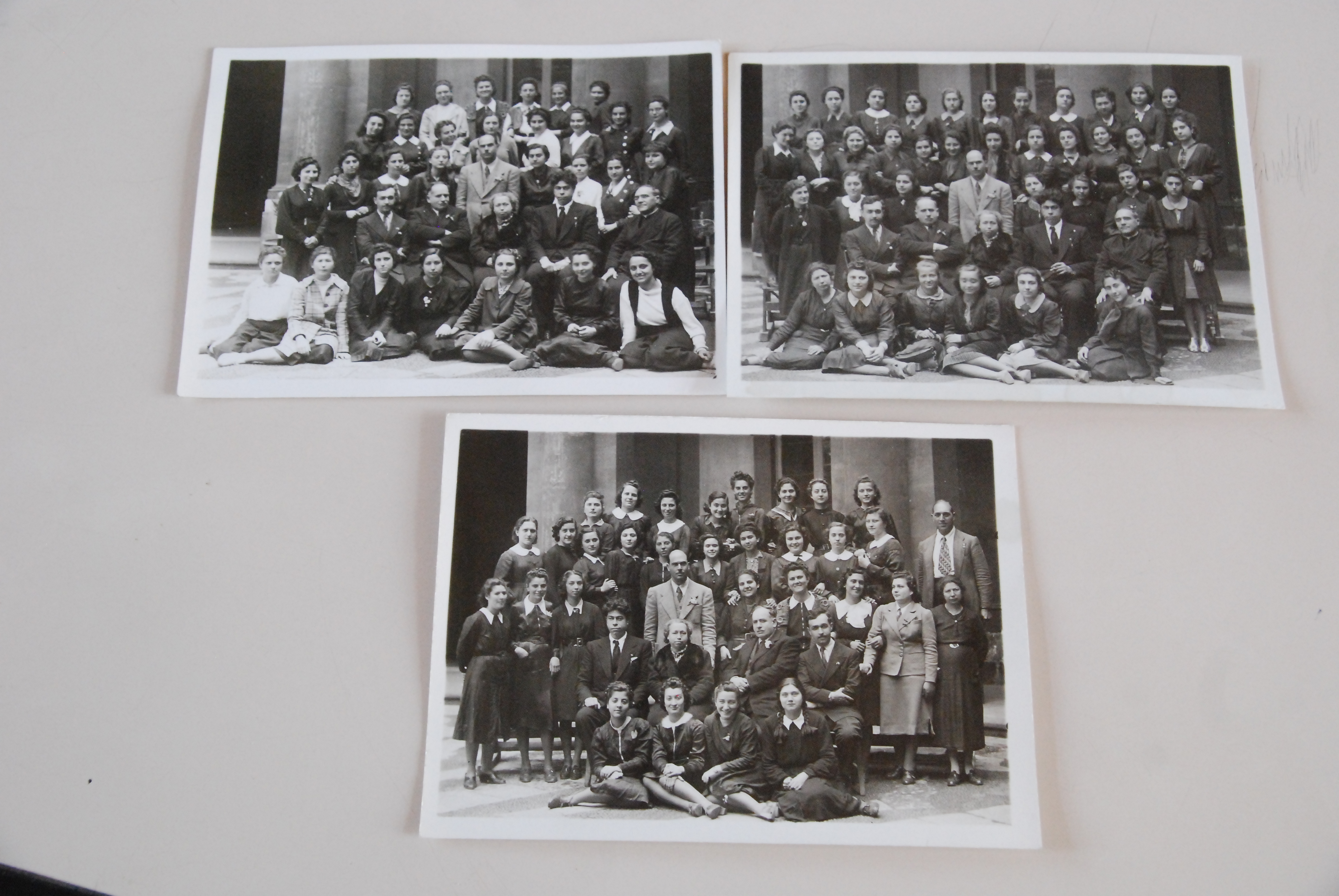 anno scolastico 1938-1939 classe liceale 1,2,3 a