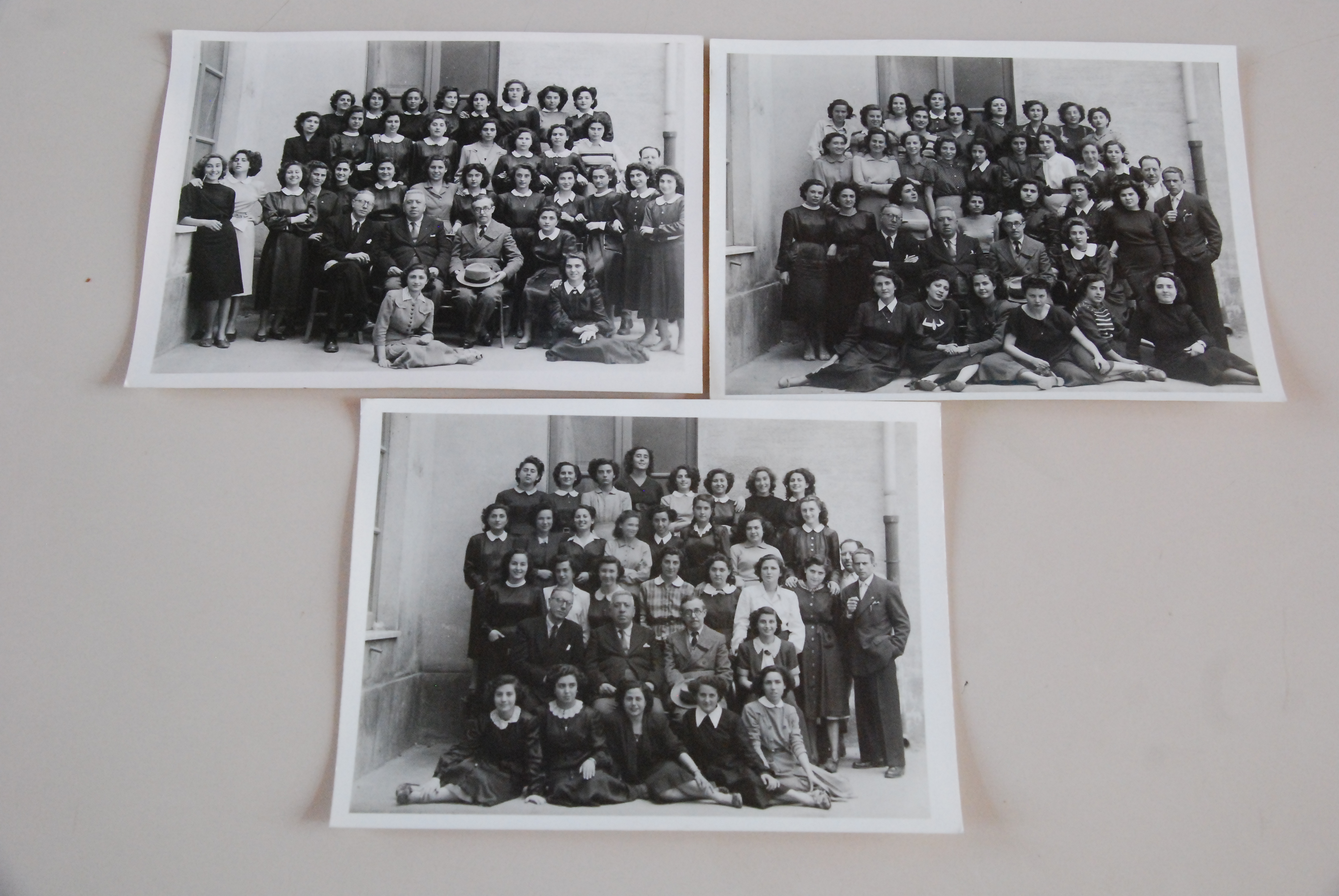 anno scolastico 1949-1950 classe liceale 1,2,3 a
