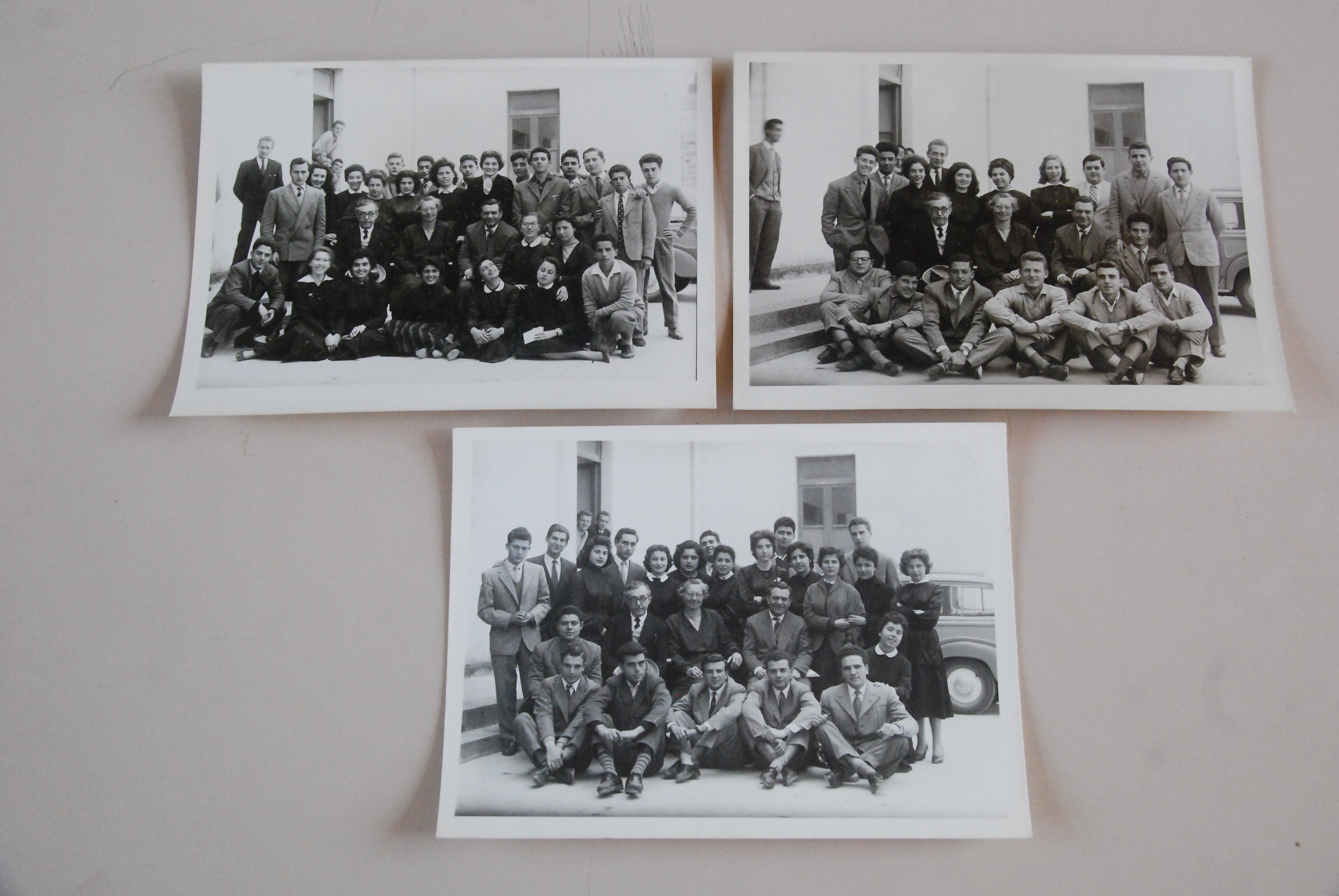 anno scolastico 1954-1955 classe liceale 1,2,3 a