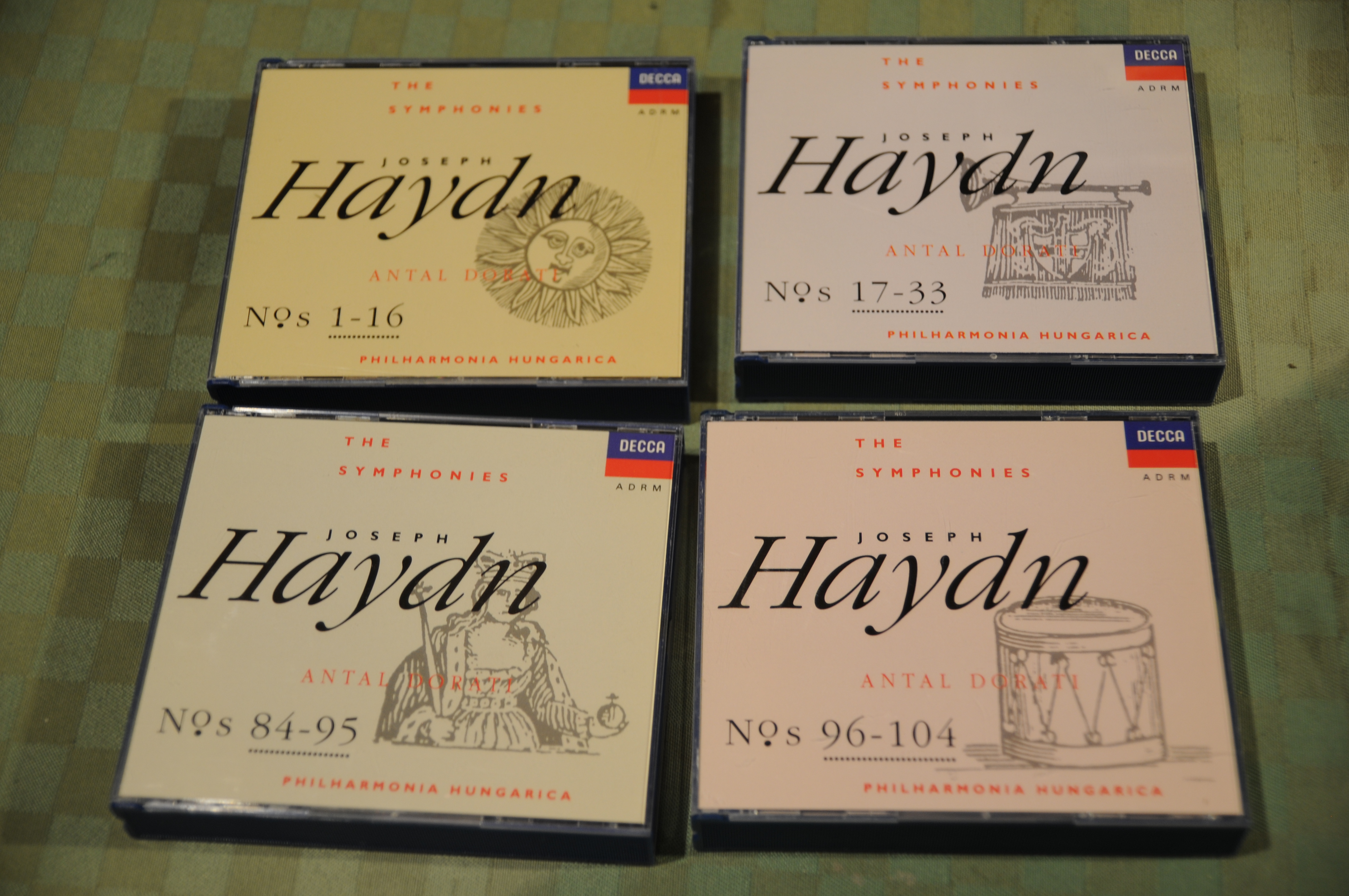 ANTAL DORATI THE SYMPHONIES 1-16, 17-33, 84-95, 96-104 COFANETTI NUOVI