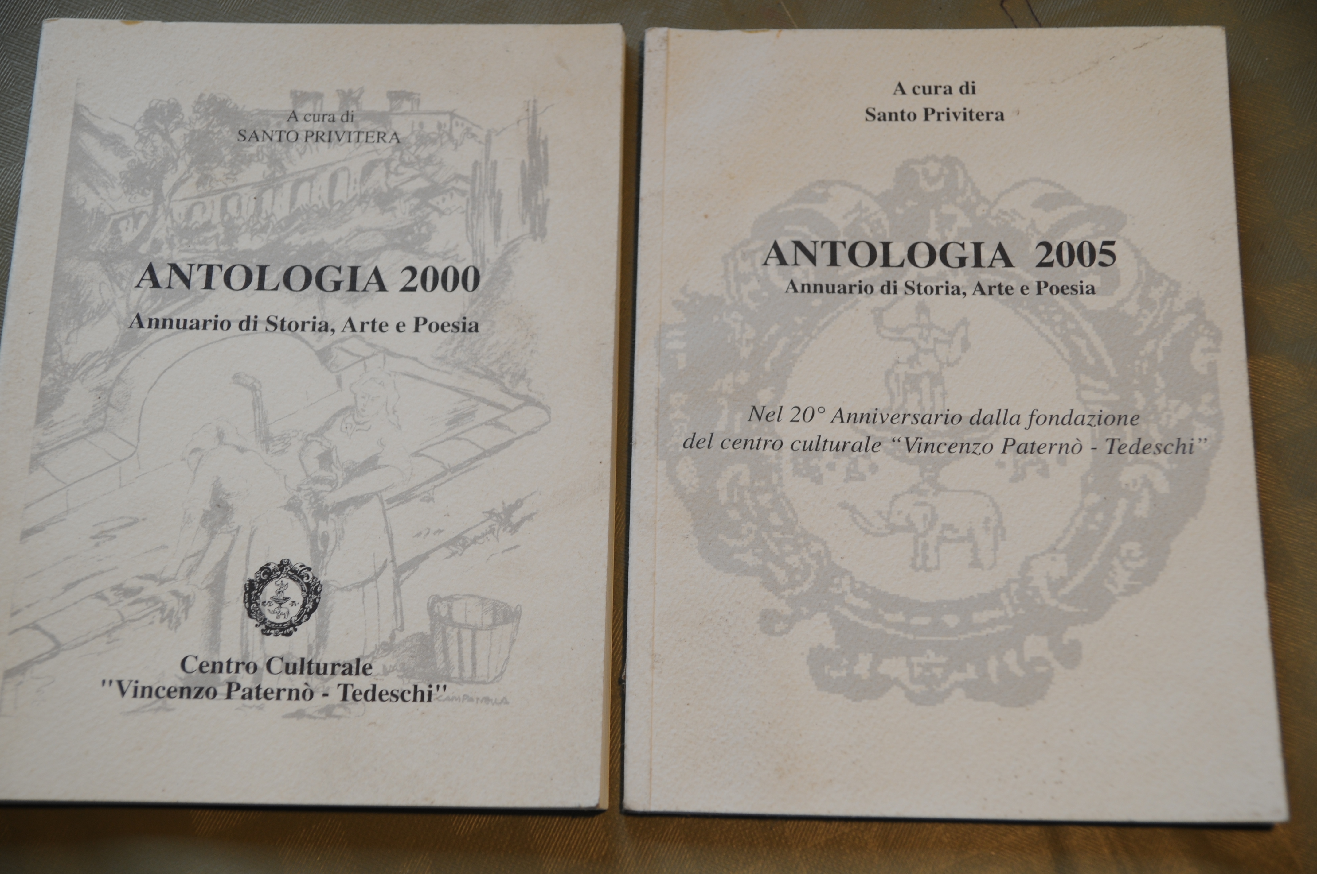 antologia 2000 e 2005 autografato dall'autore con dedica