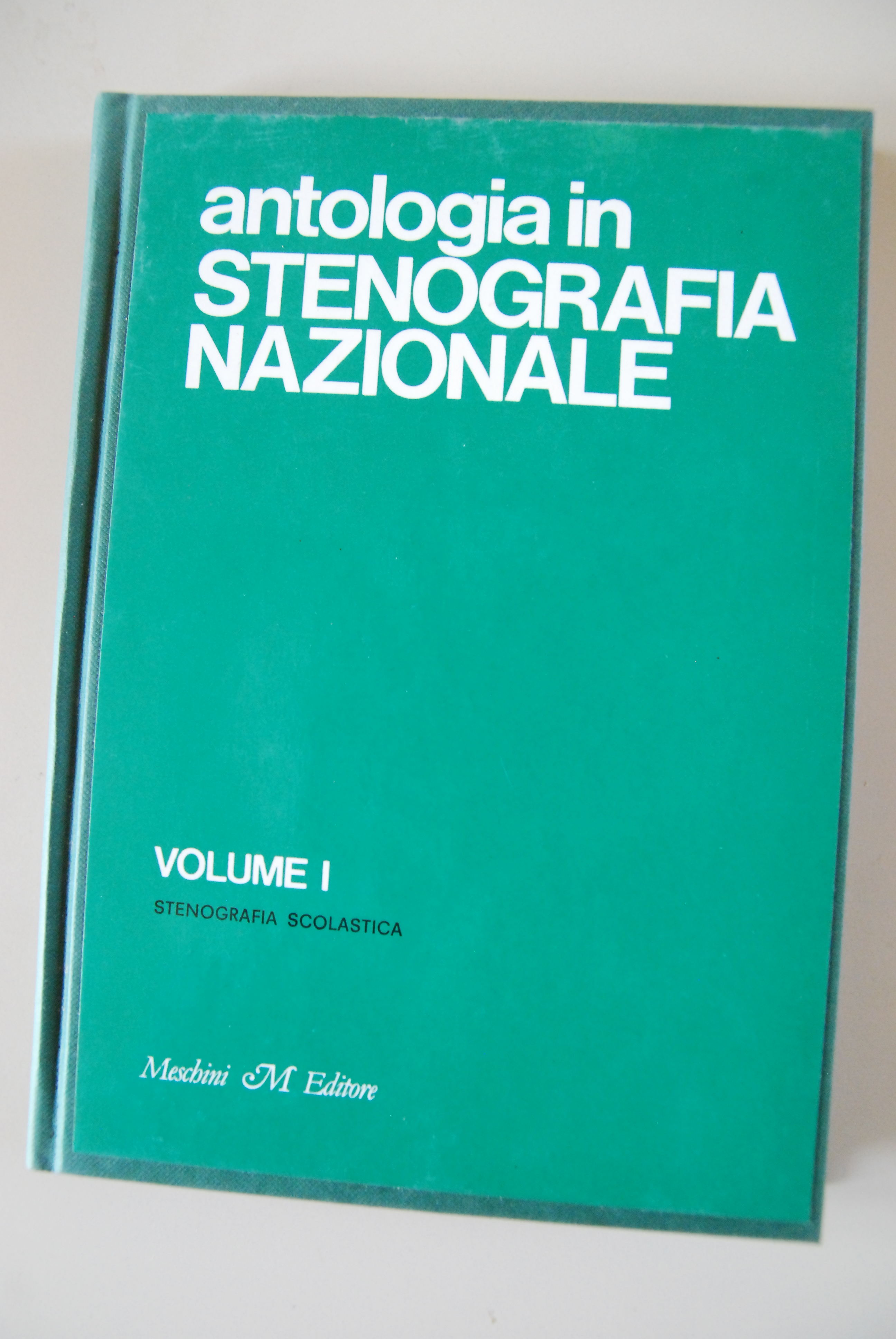 antologia IN stenografia nazionale scolastica (come nuovo)