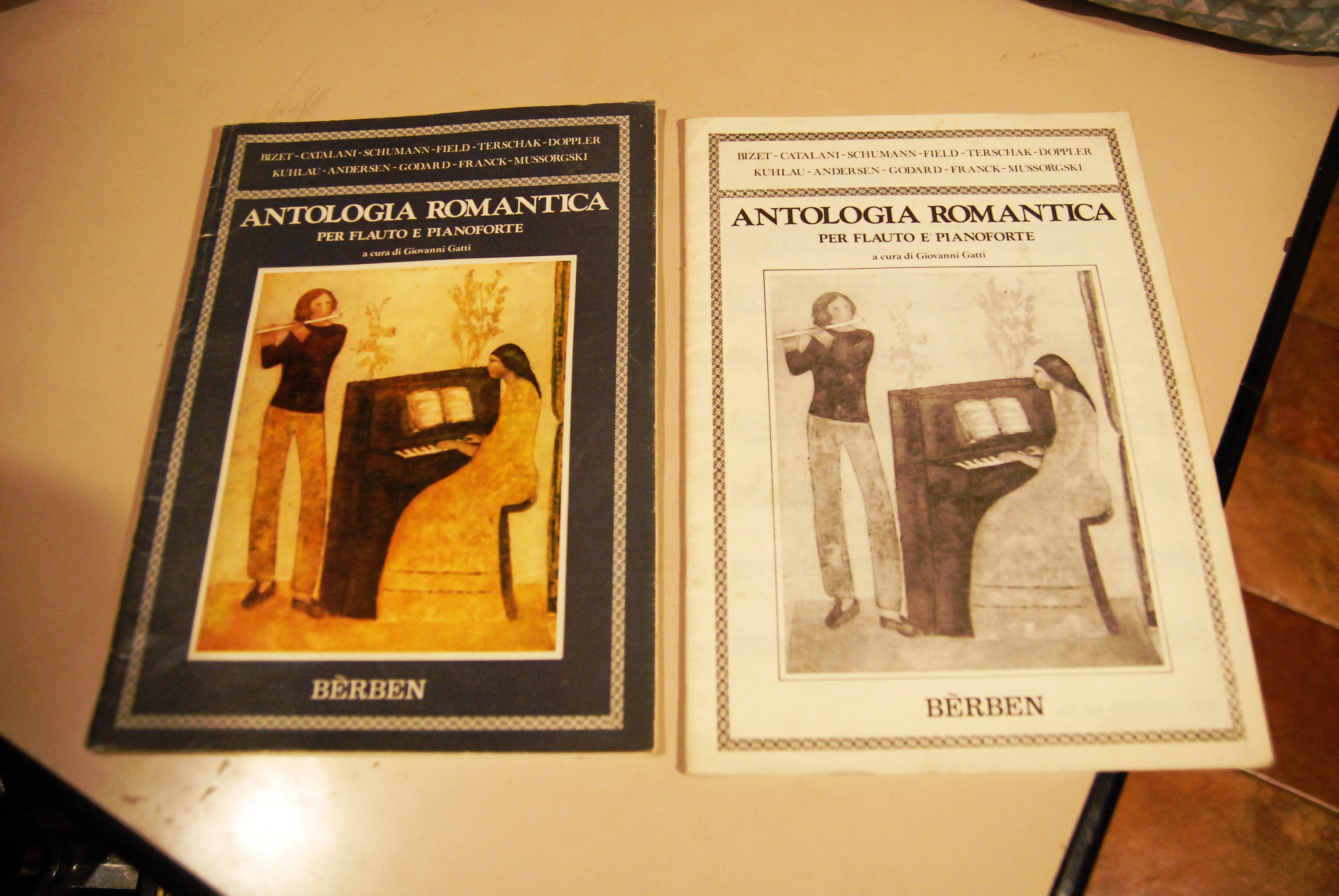 antologia romantica per flauto e pianoforte con suppl.