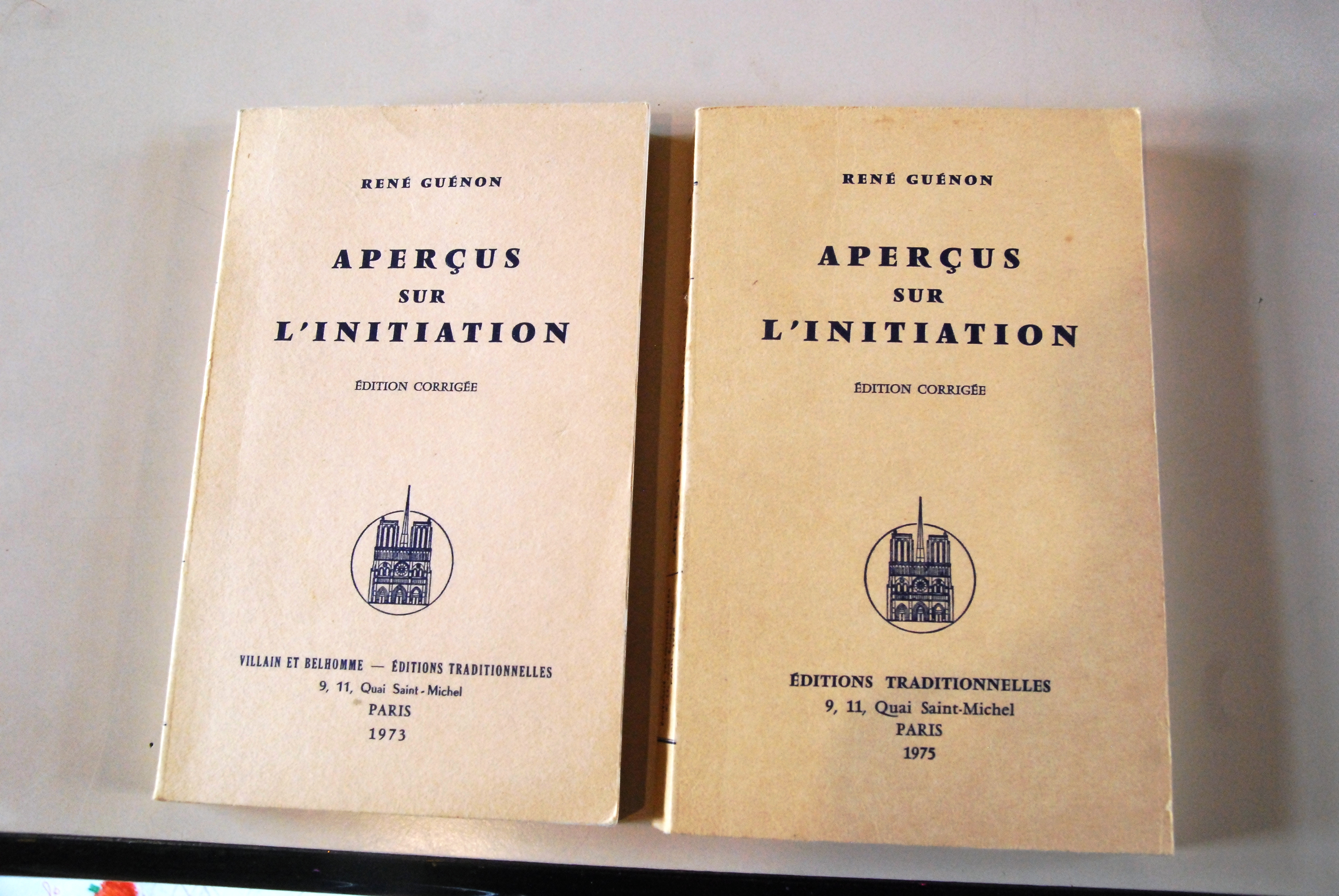 apercus sur l'initiation 2 voll. 1973 e 1975 NUOVI