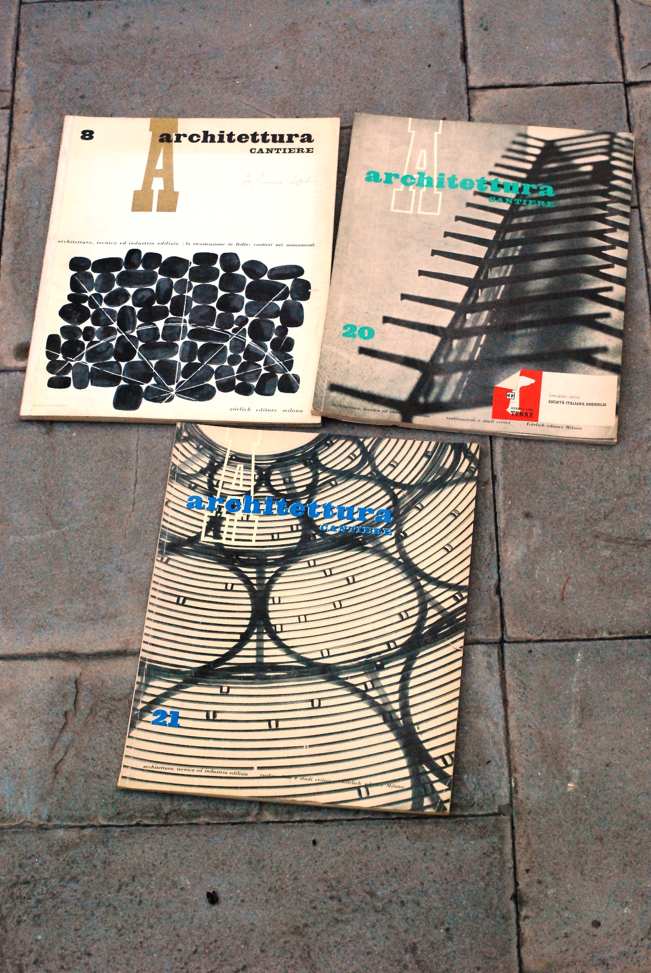 Architettura cantiere rivista 3 numeri 8,20,21