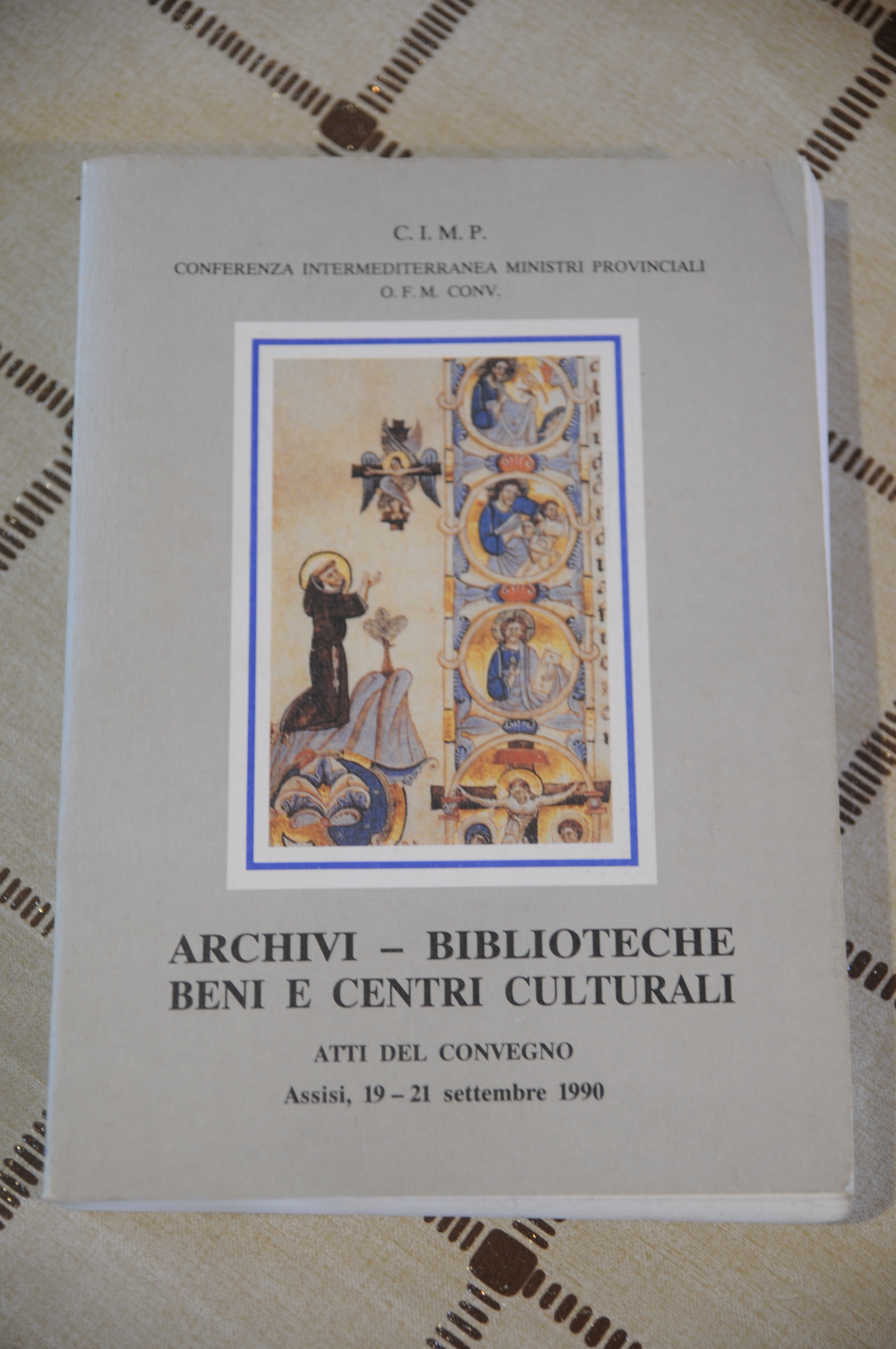 archivi biblioteche beni centri culturali atti convegno assisi 1990 NUOVISSIMO