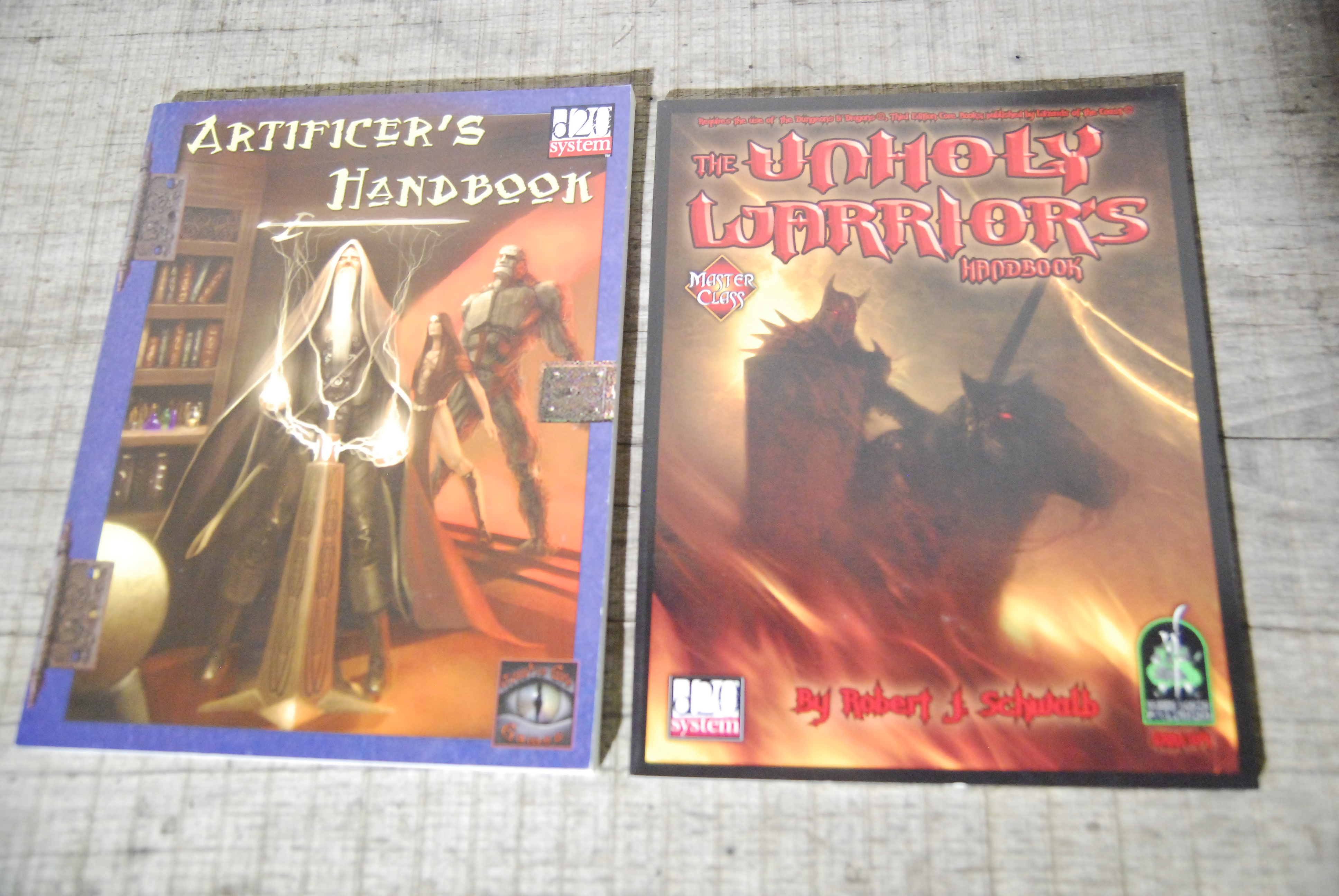 artificer's e unholy warriors warrior's handbook NUOVI