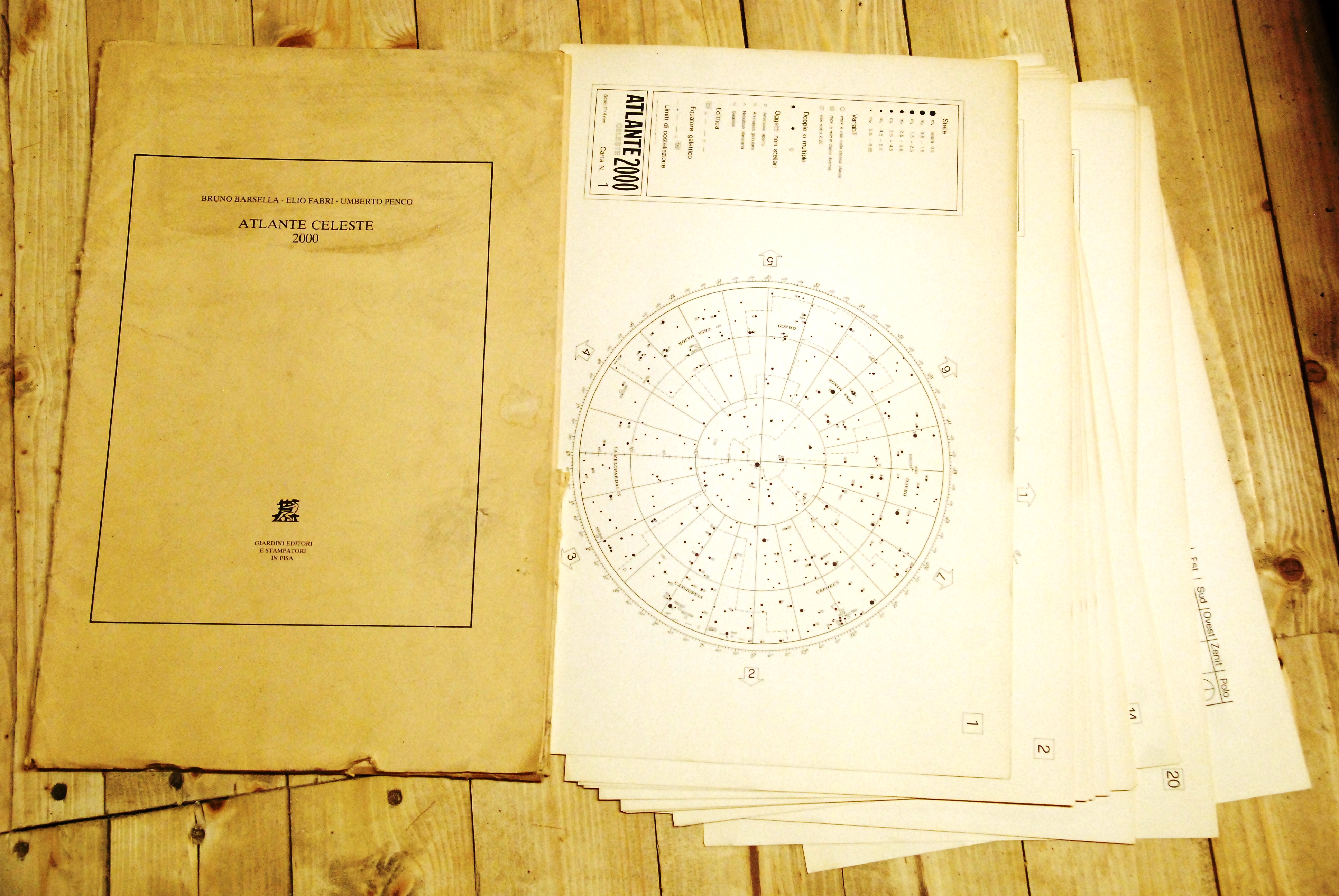 atlante celeste 2000 completo di tutte le tavole NUOVO