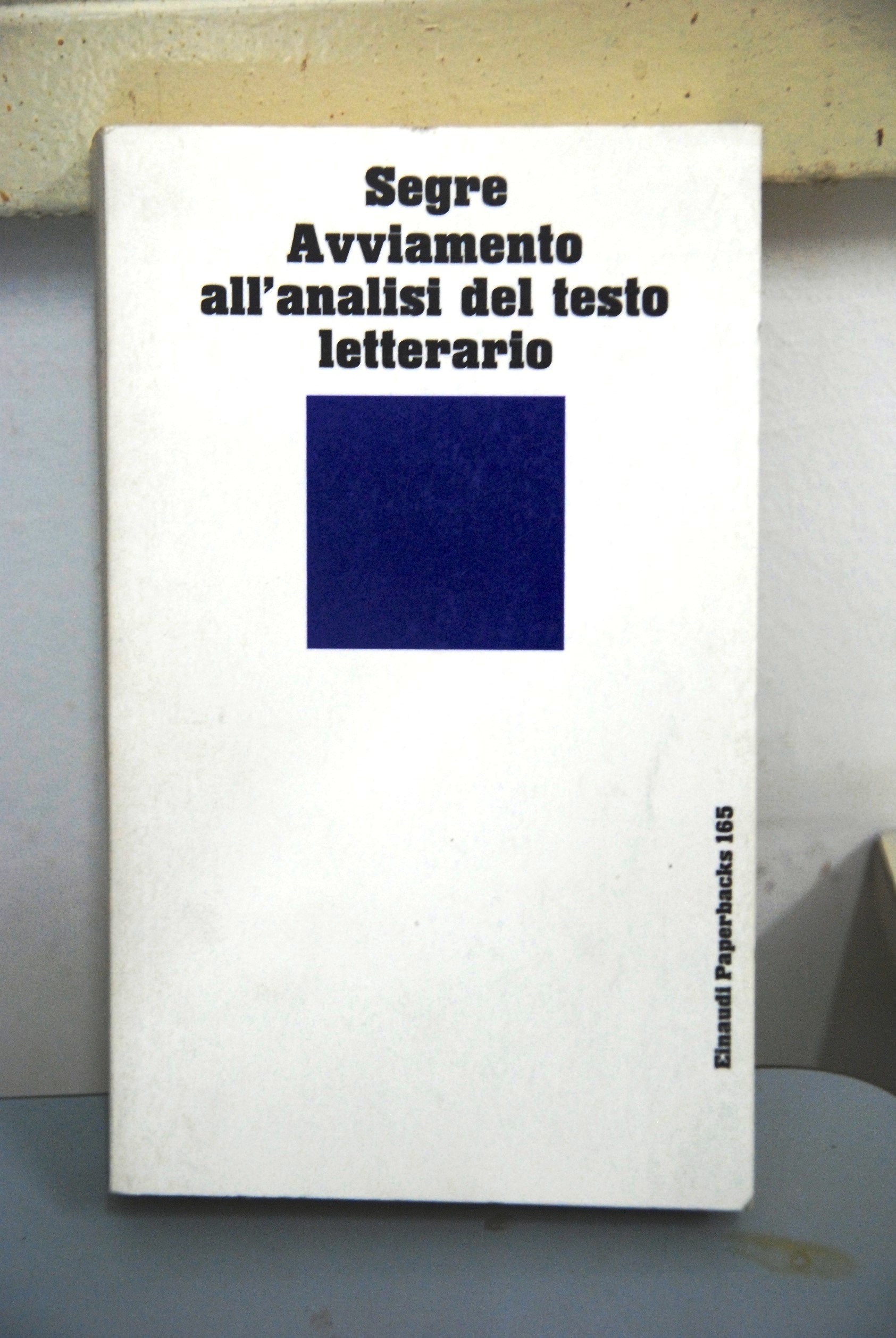 avviamento all'analisi del testo letterario
