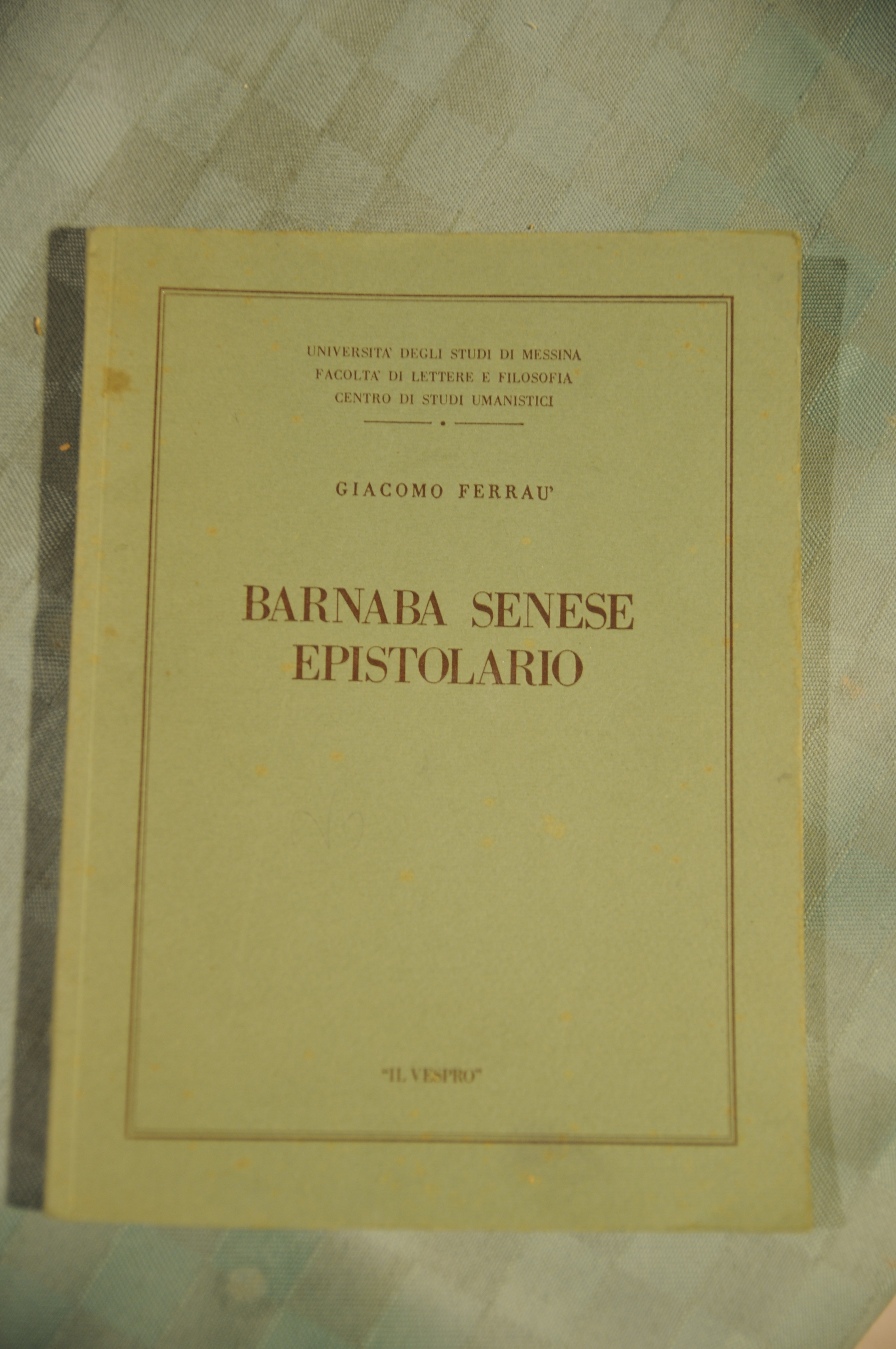 barnaba senese epistolario NUOVISSIMO