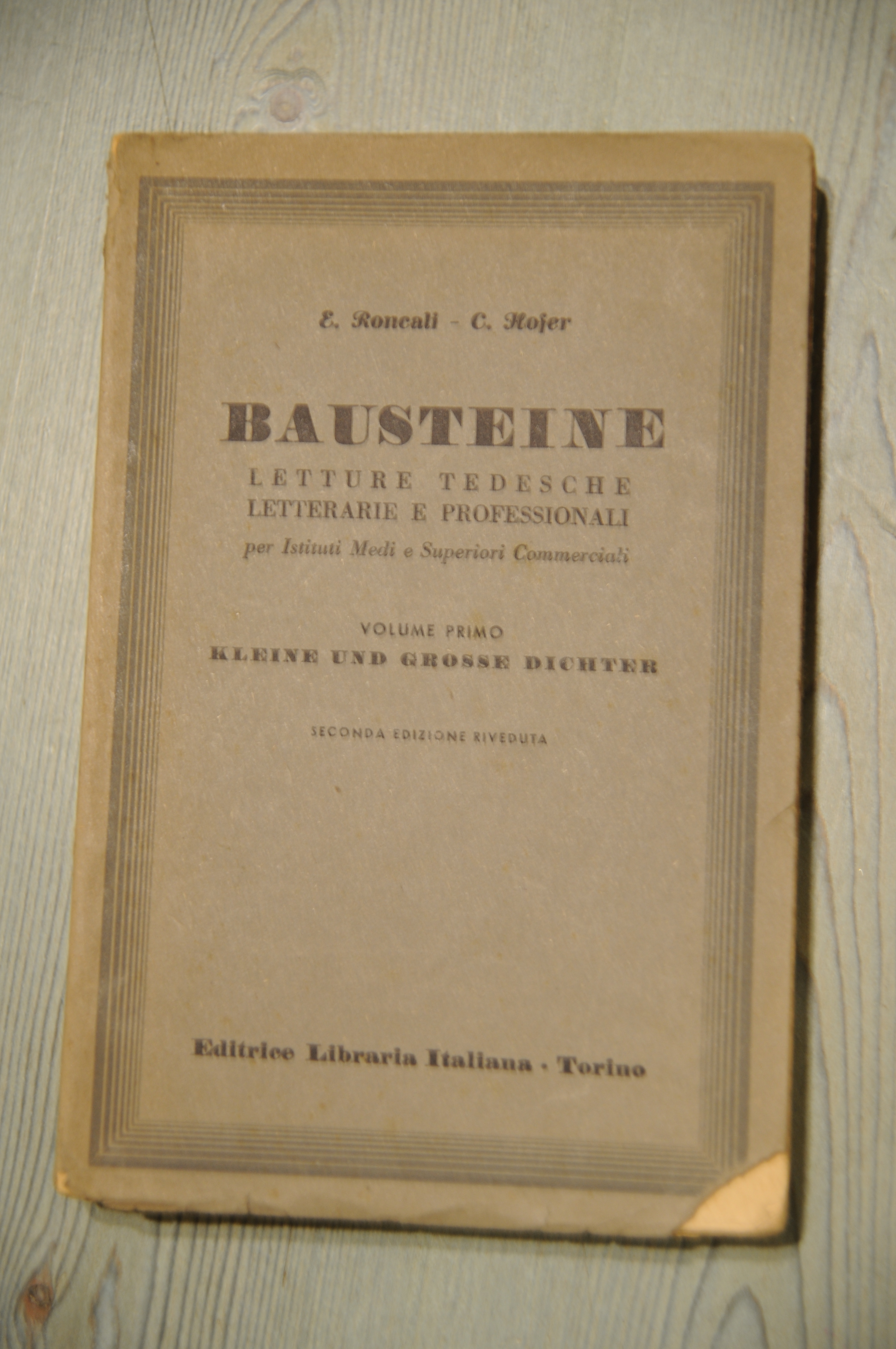 bausteine letture tedesche vol. primo NUOVISSIMO