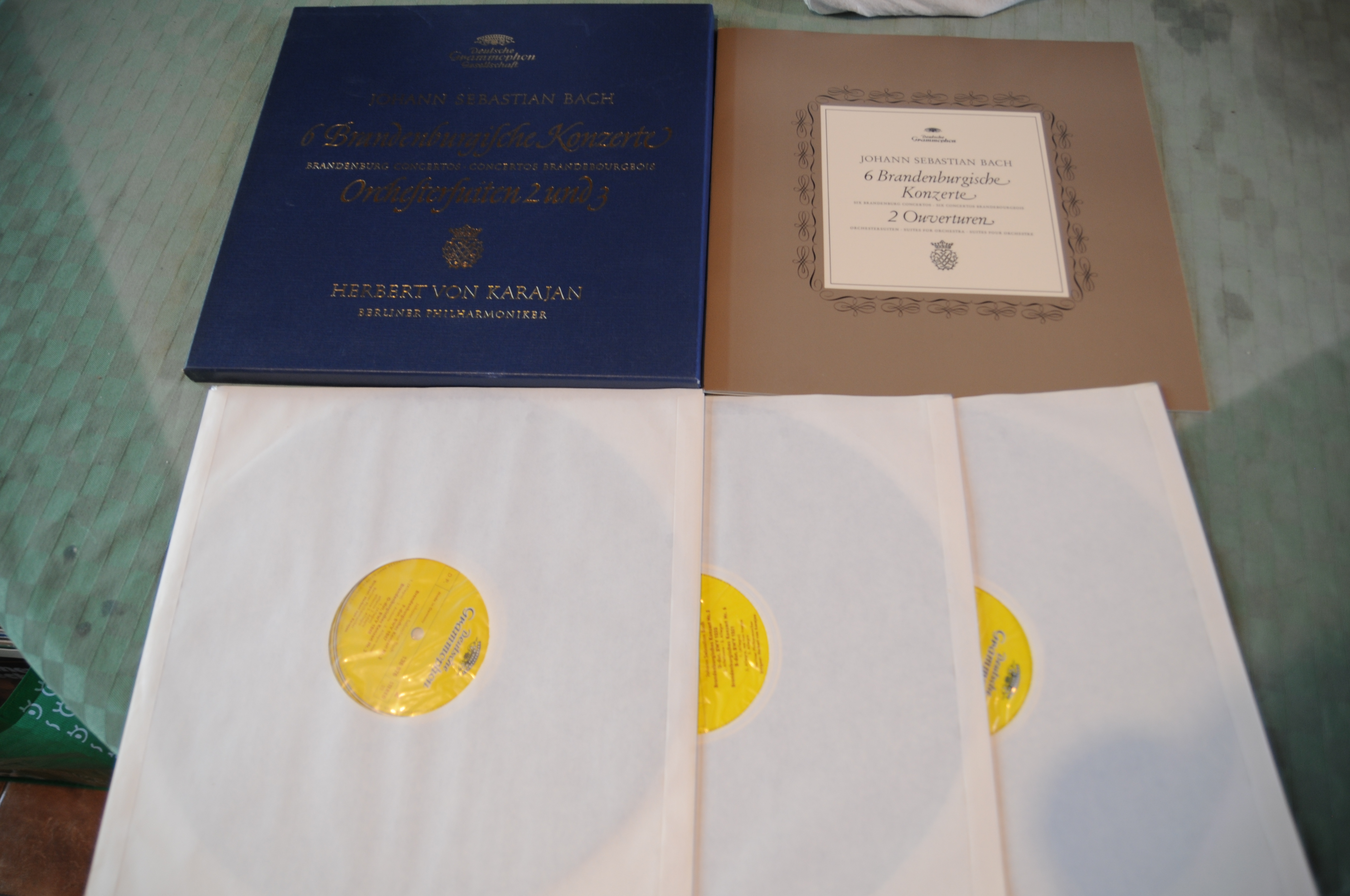 Berlin Philharmonic 6 Brandenburgische Konzerte Box Set NUOVO