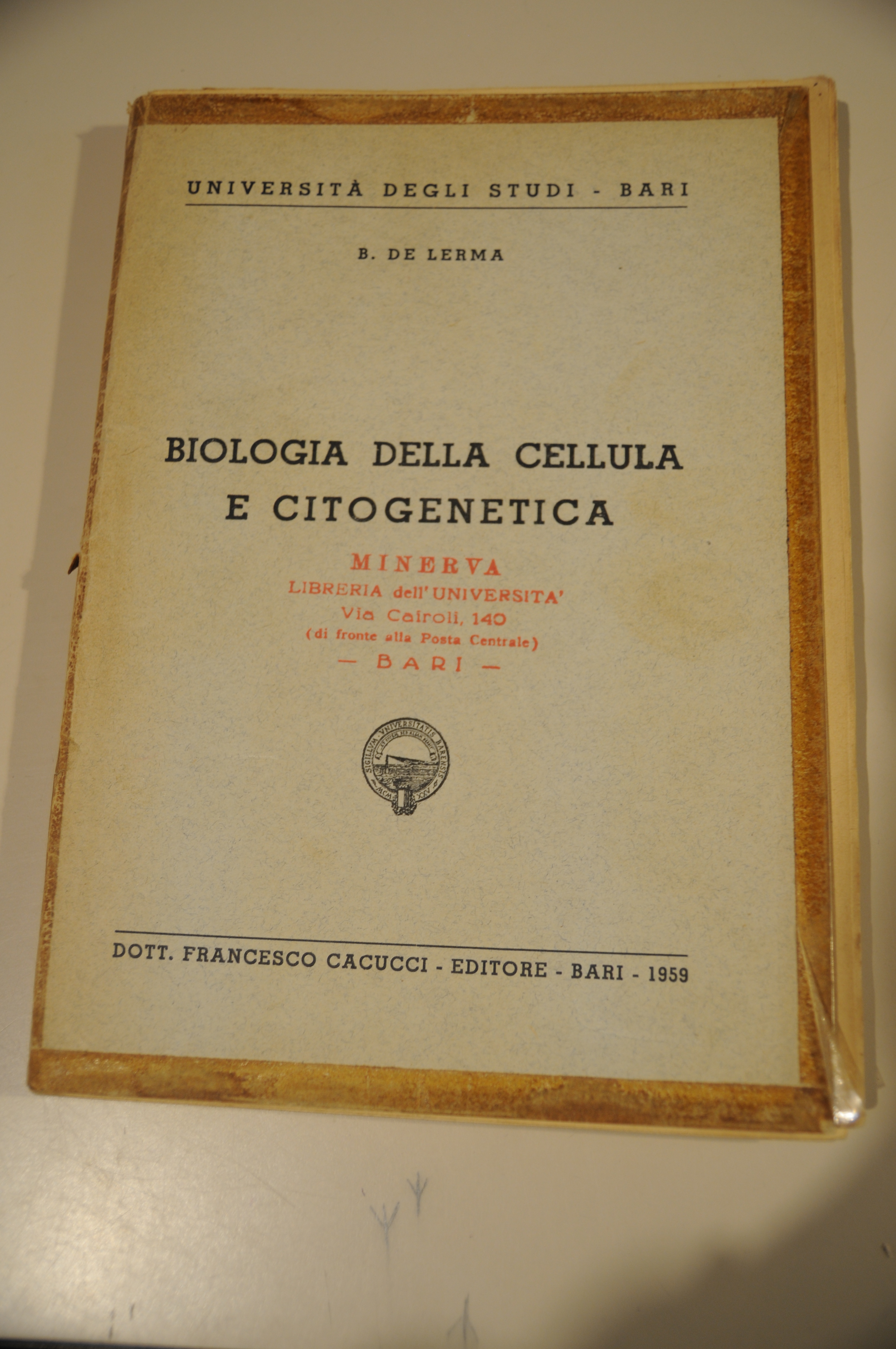 biologia della cellula e citogenetica 1 ed.
