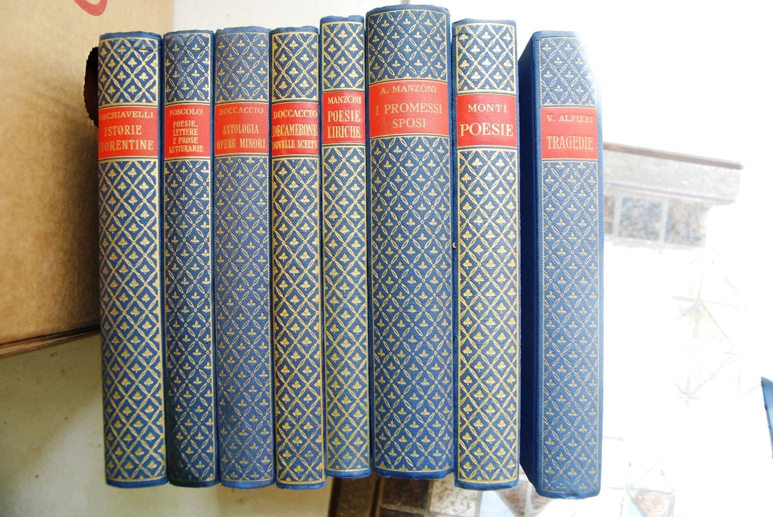 Boccaccio manzoni monti alfieri machiavelli poesie liriche