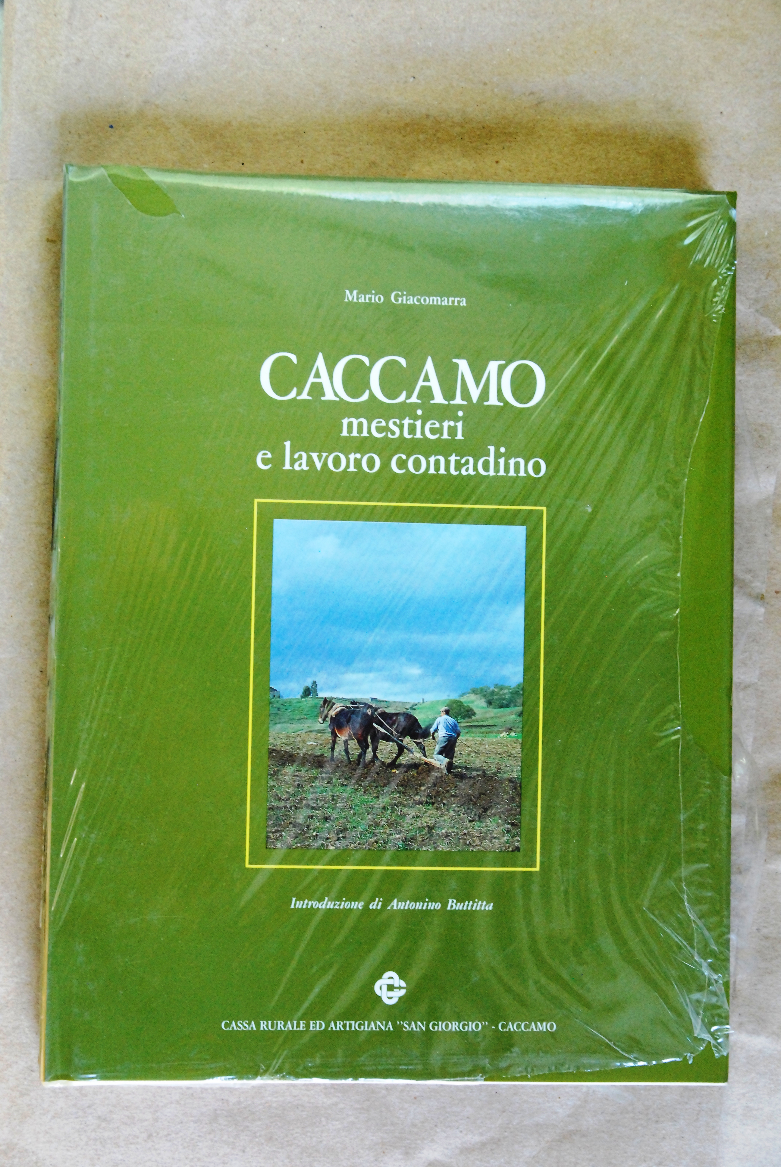 caccamo mestieri e lavoro contadino NUOVO nel cellophane