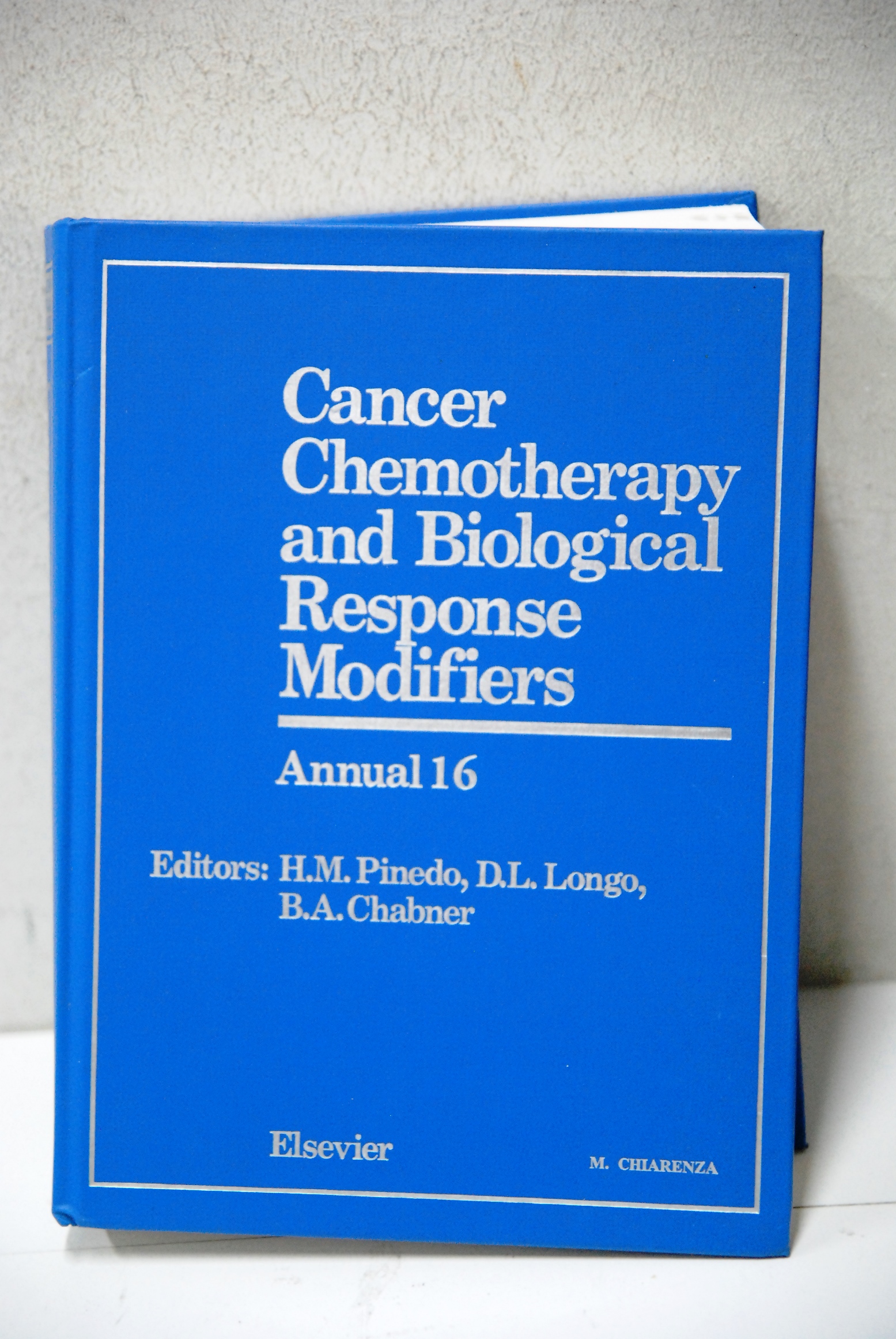 cancer chemotherapy and biological response modifiers annual 16 NUOVO