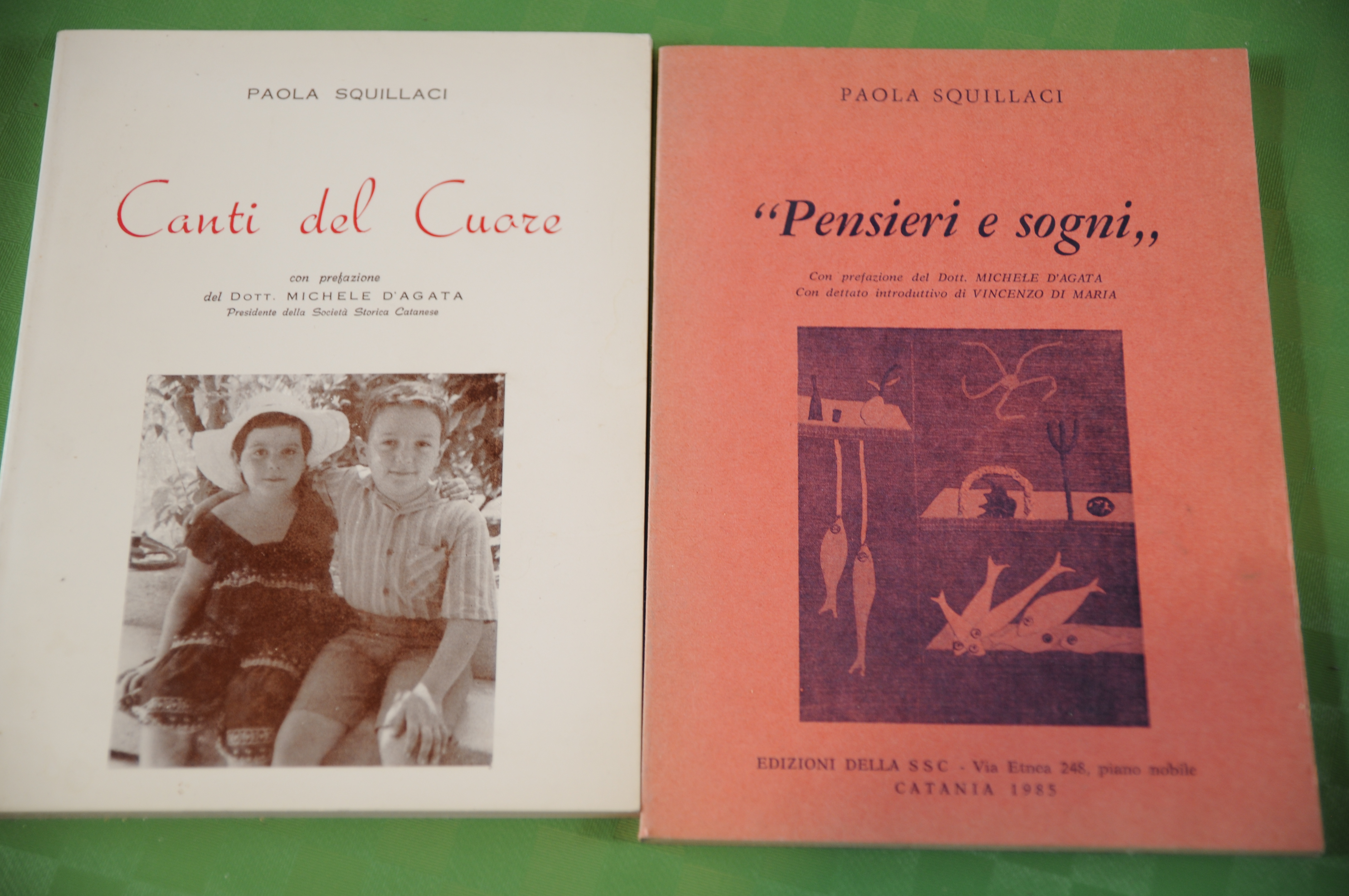 canti del cuore e pensieri e sogni 2 voll. NUOVI