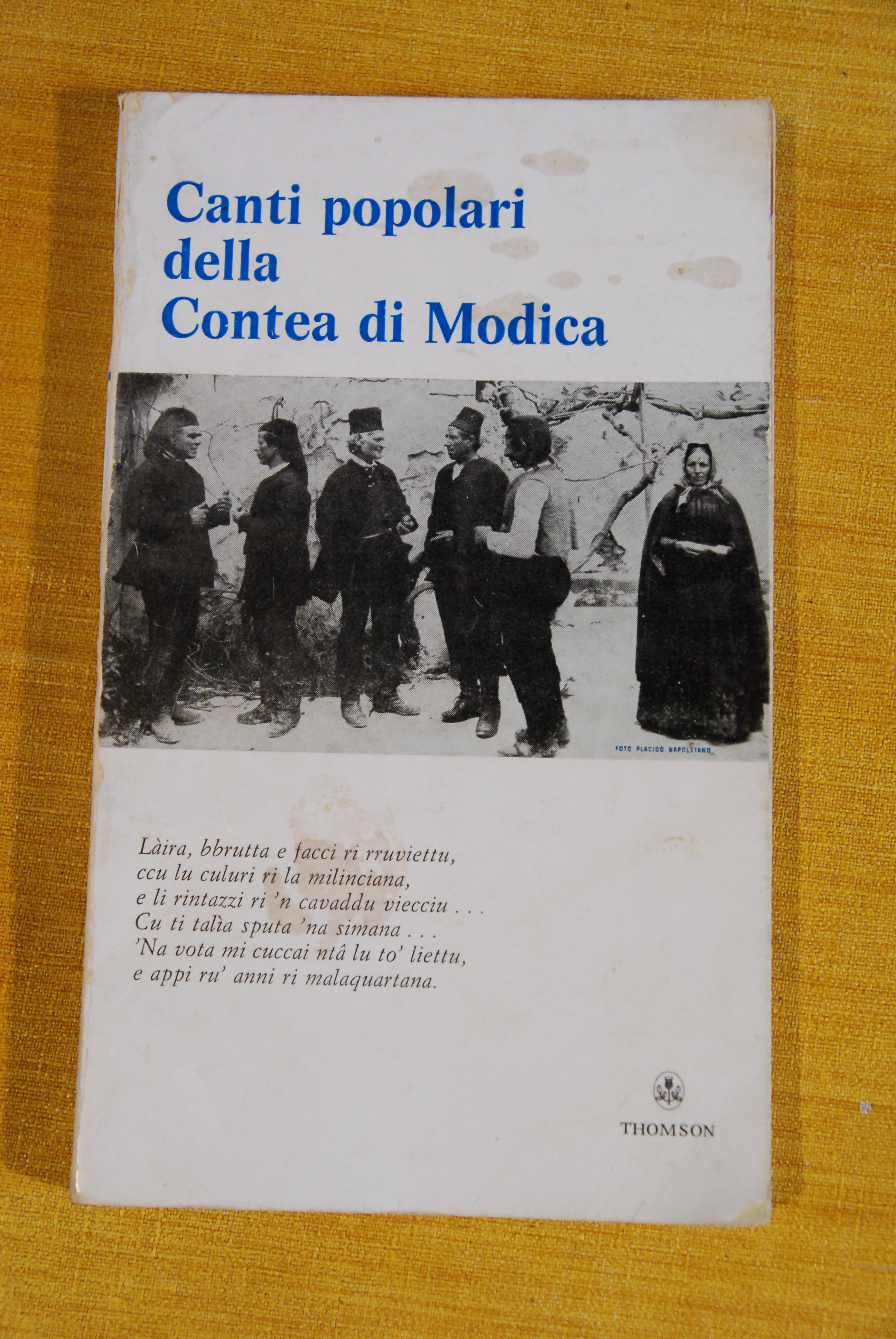 canti popolari della contea di modica