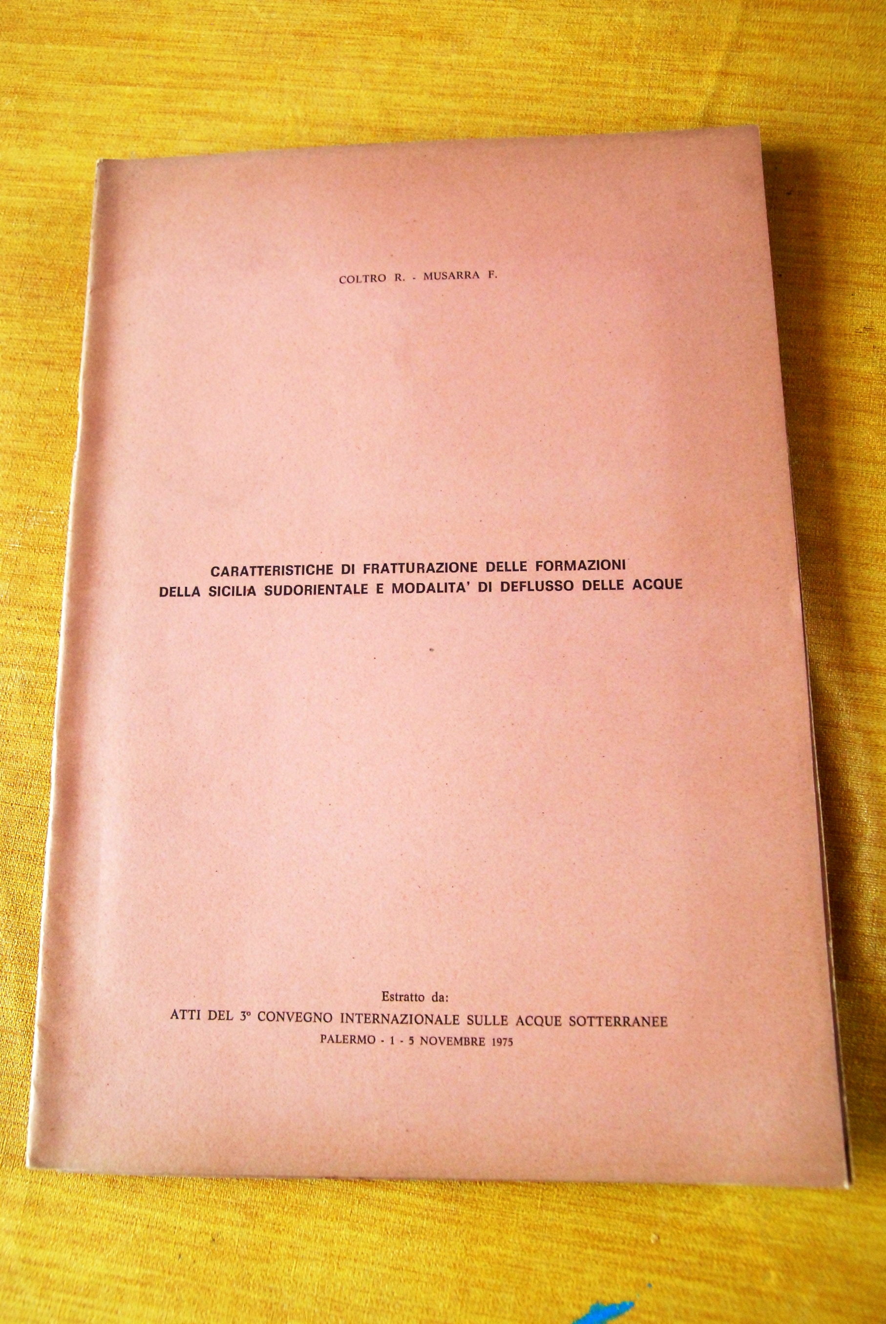 caratteristiche di fratturazione delle formazioni della sicilia sudorientale e modalità …