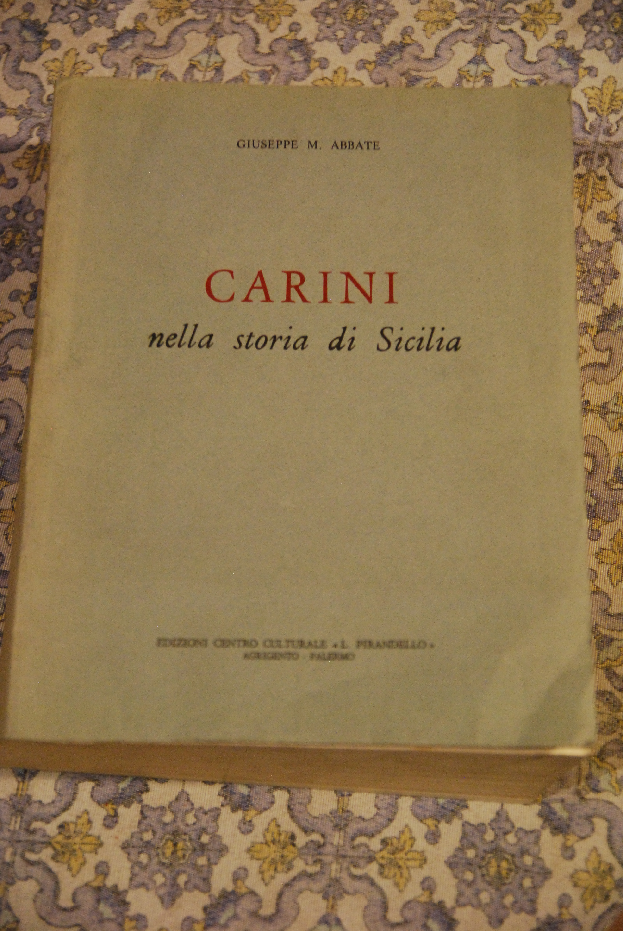 carini nella storia di sicilia fino al 1922