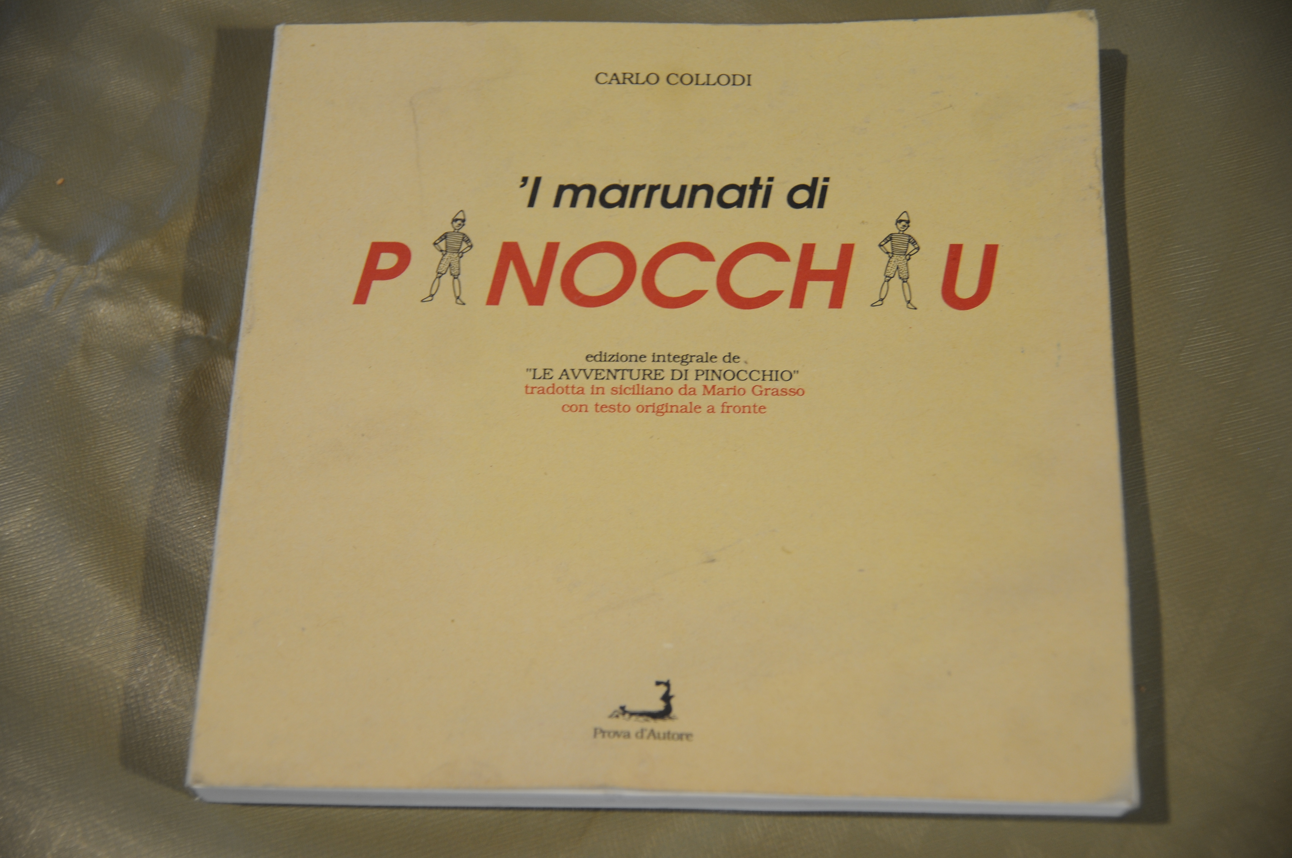 carlo collodi i marrunati di pinocchiu NUOVO
