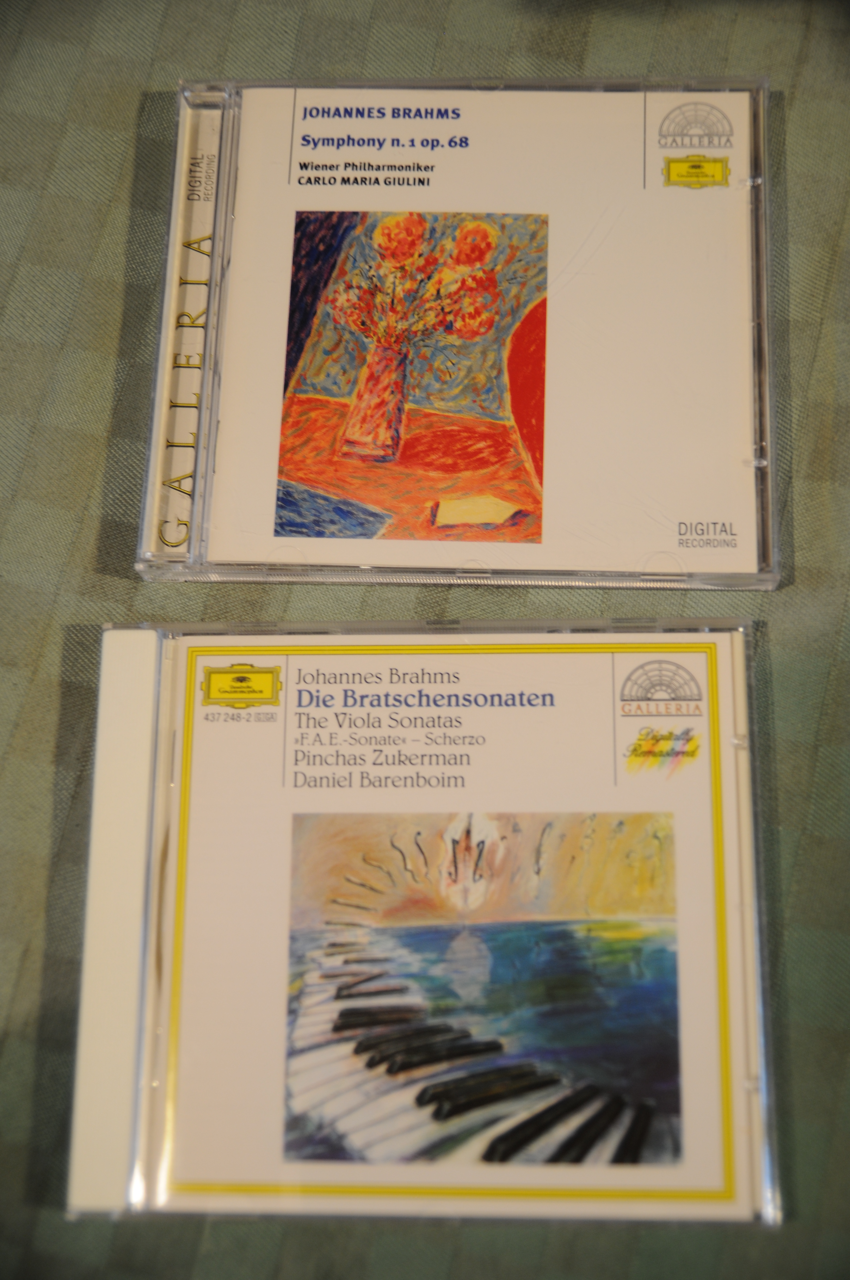 carlo maria giulini symphony 1 op. 68 e zukerman barenboim …