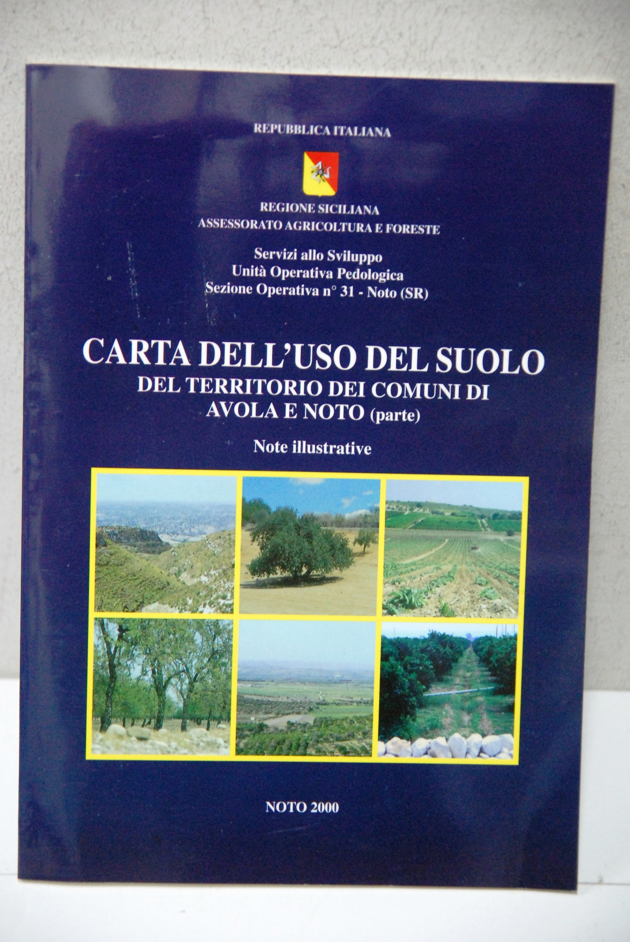 carta dell'uso del suolo del territorio dei comuni di avola …