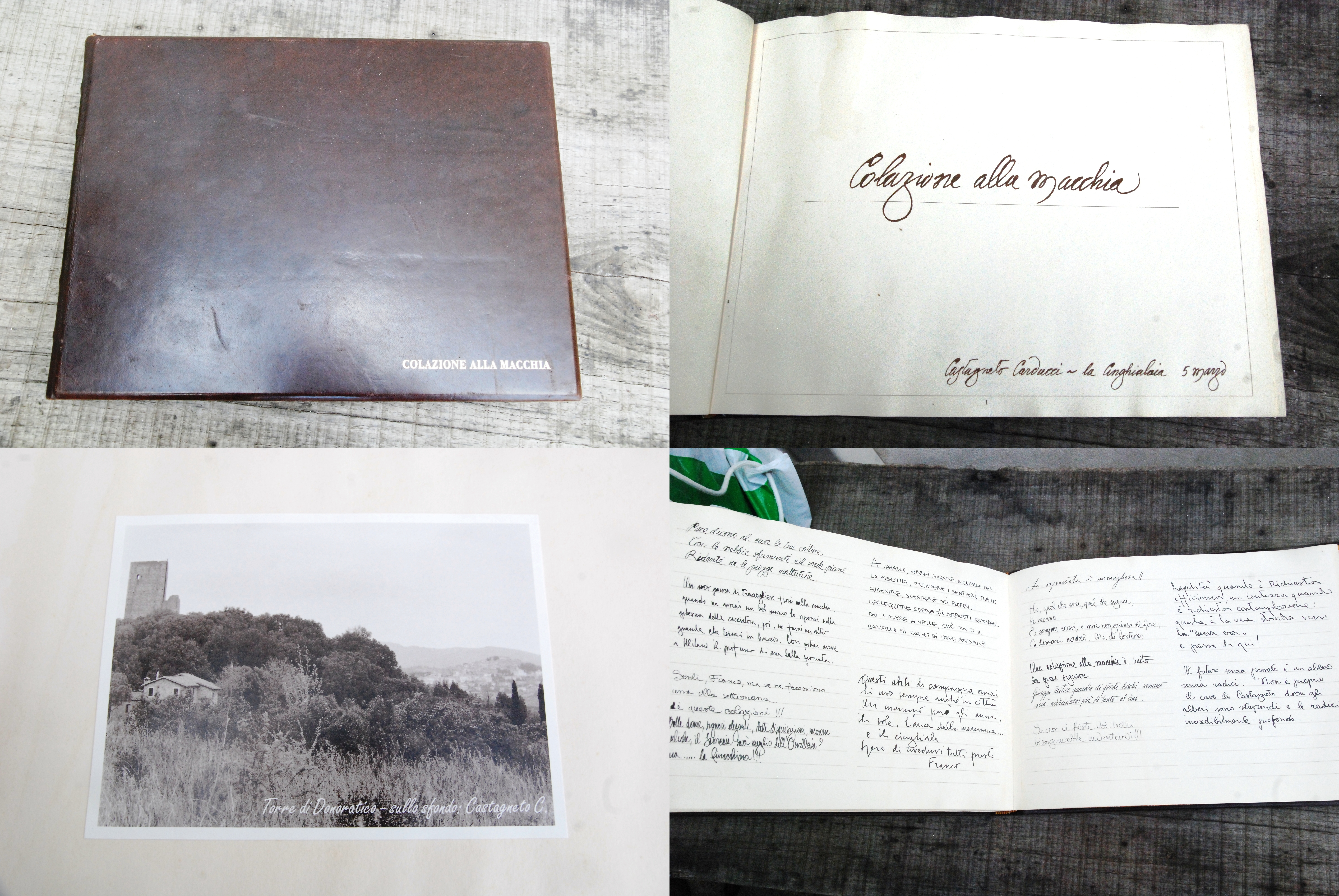 castagneto carducci la cinghialaia (esemplare 52 di 300) NUOVO