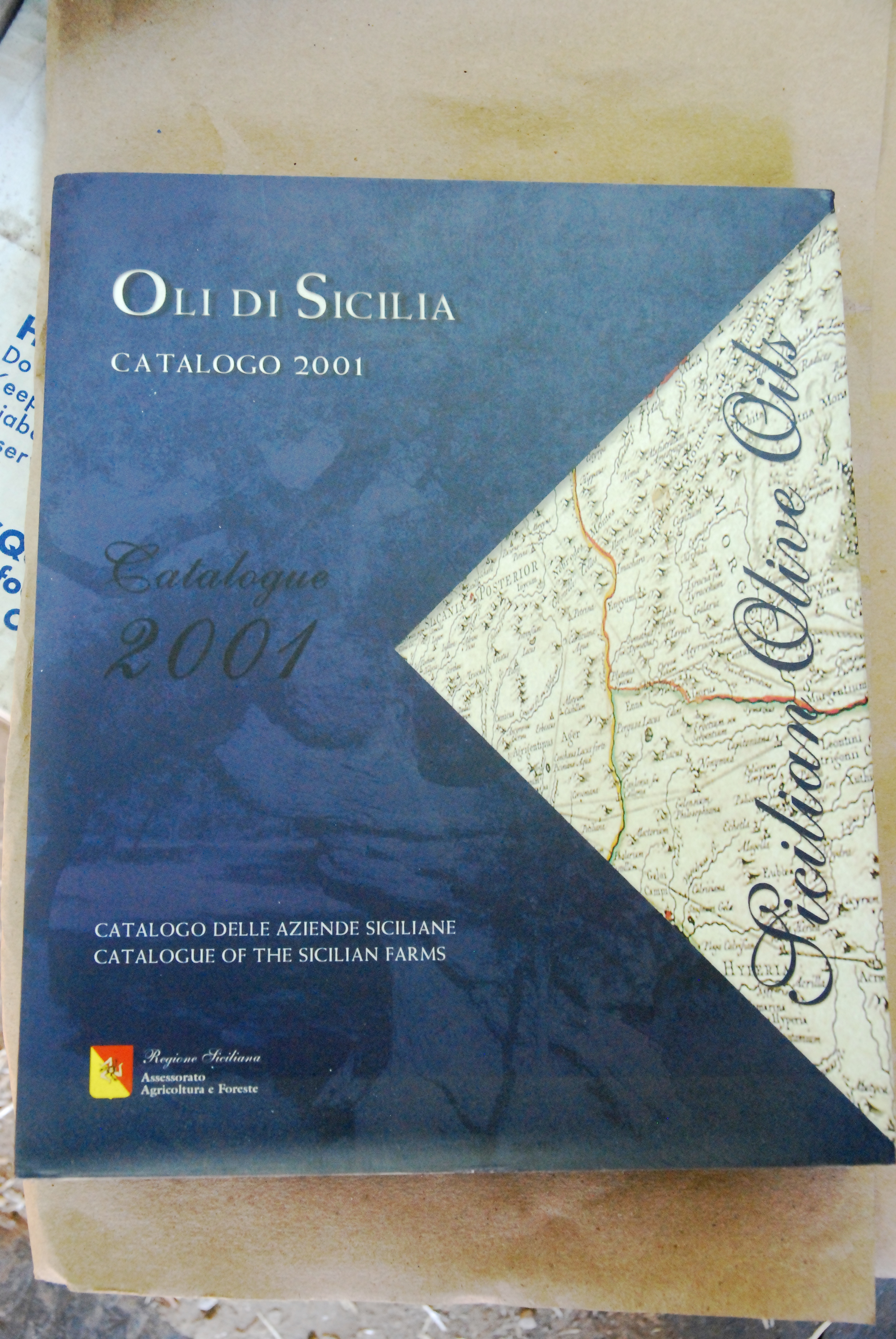 catalogo 2001 olive oils NUOVO