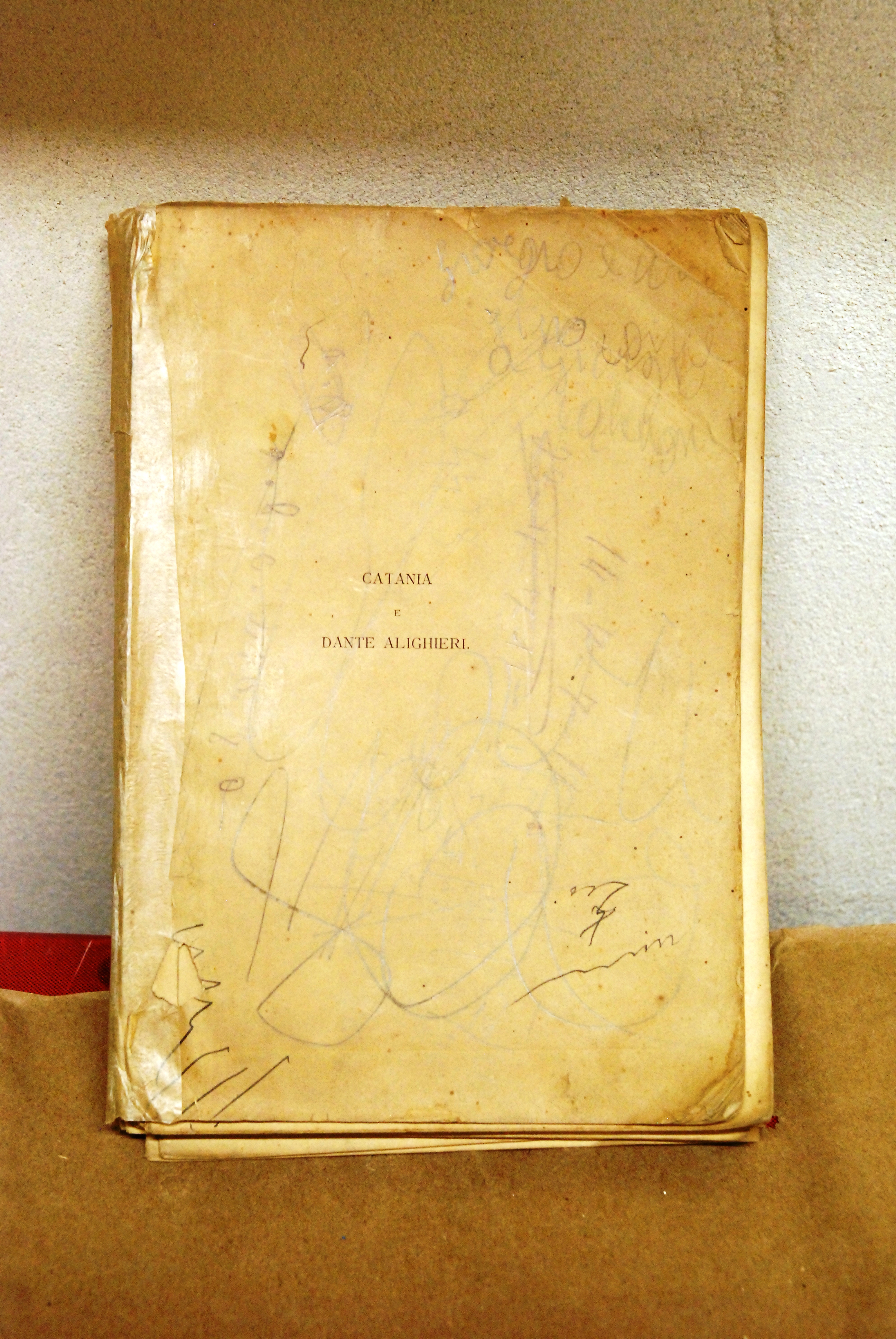 catania e dante alighieri (mancante di copertina)