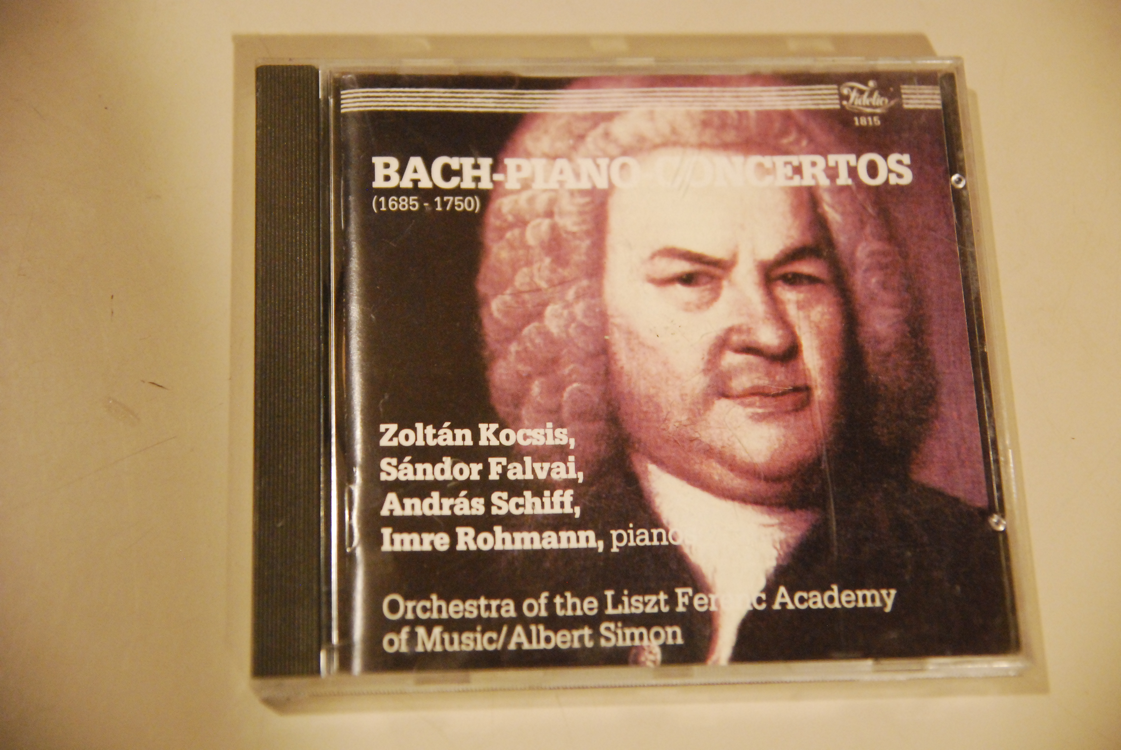 cd bach piano concertos NUOVO