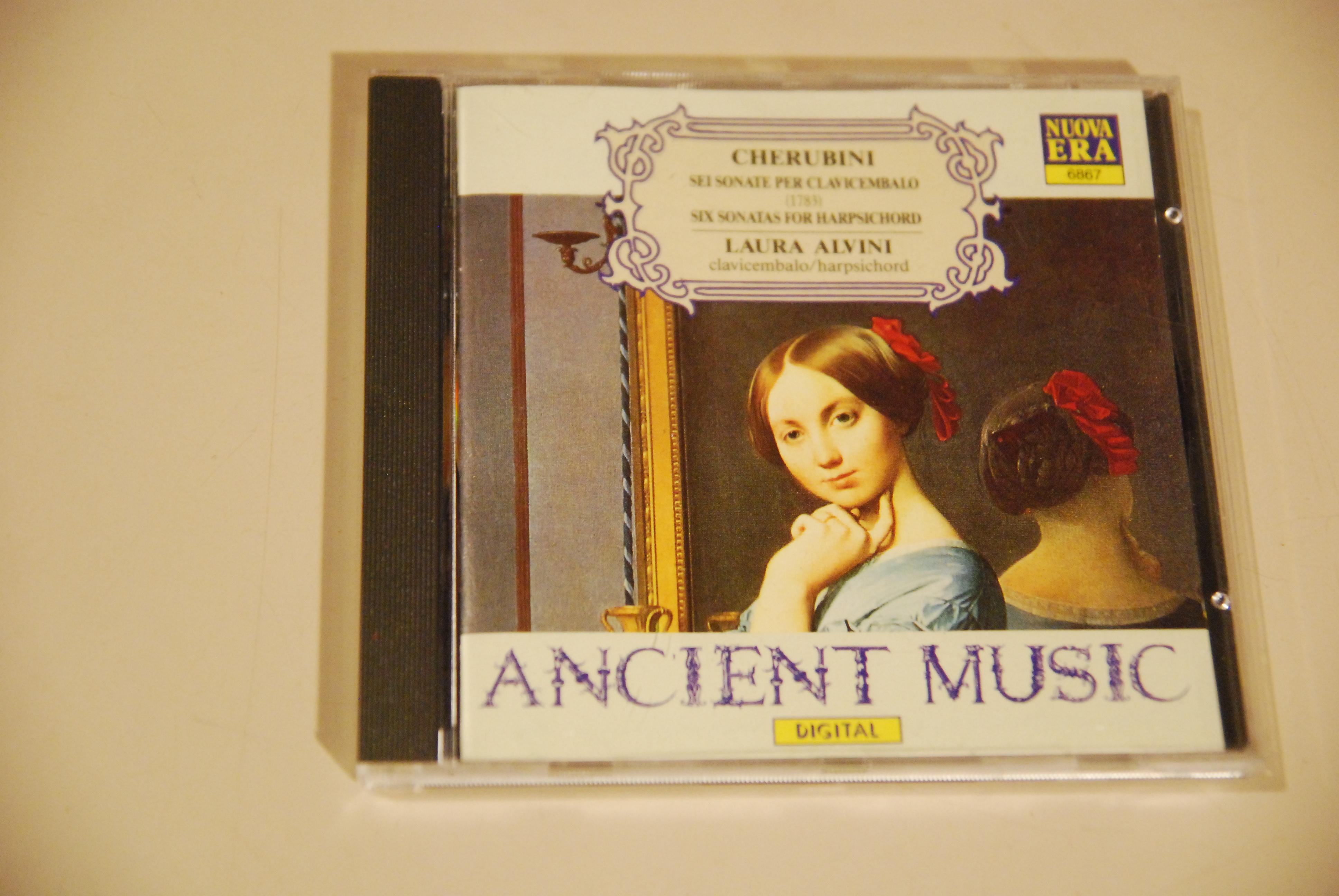 cd cherubini six sonatas for harpsichord ancient music NUOVO