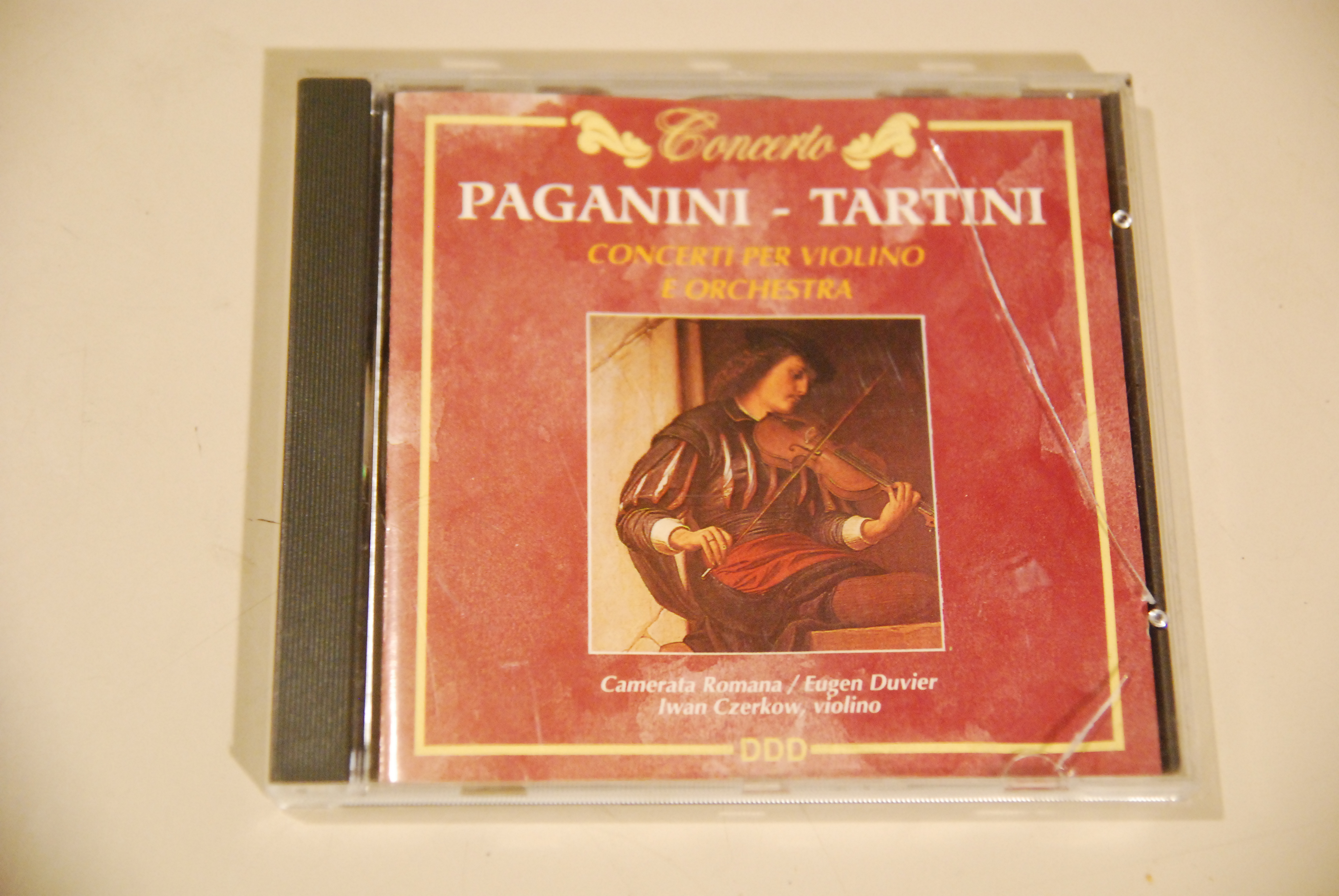 cd concerto paganini tartini concerti per violino e orchestra