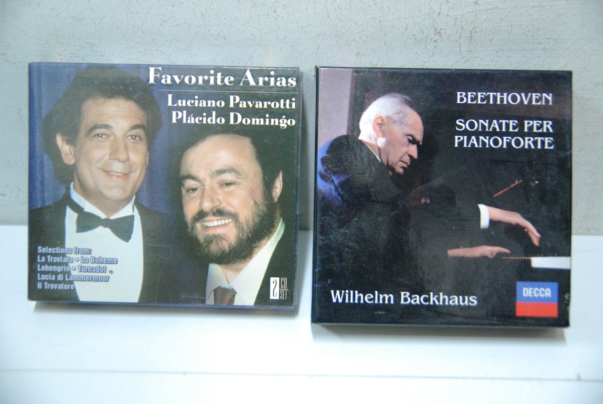 CD ? favorite arias pavarotti domingo e beethoven sonate per …