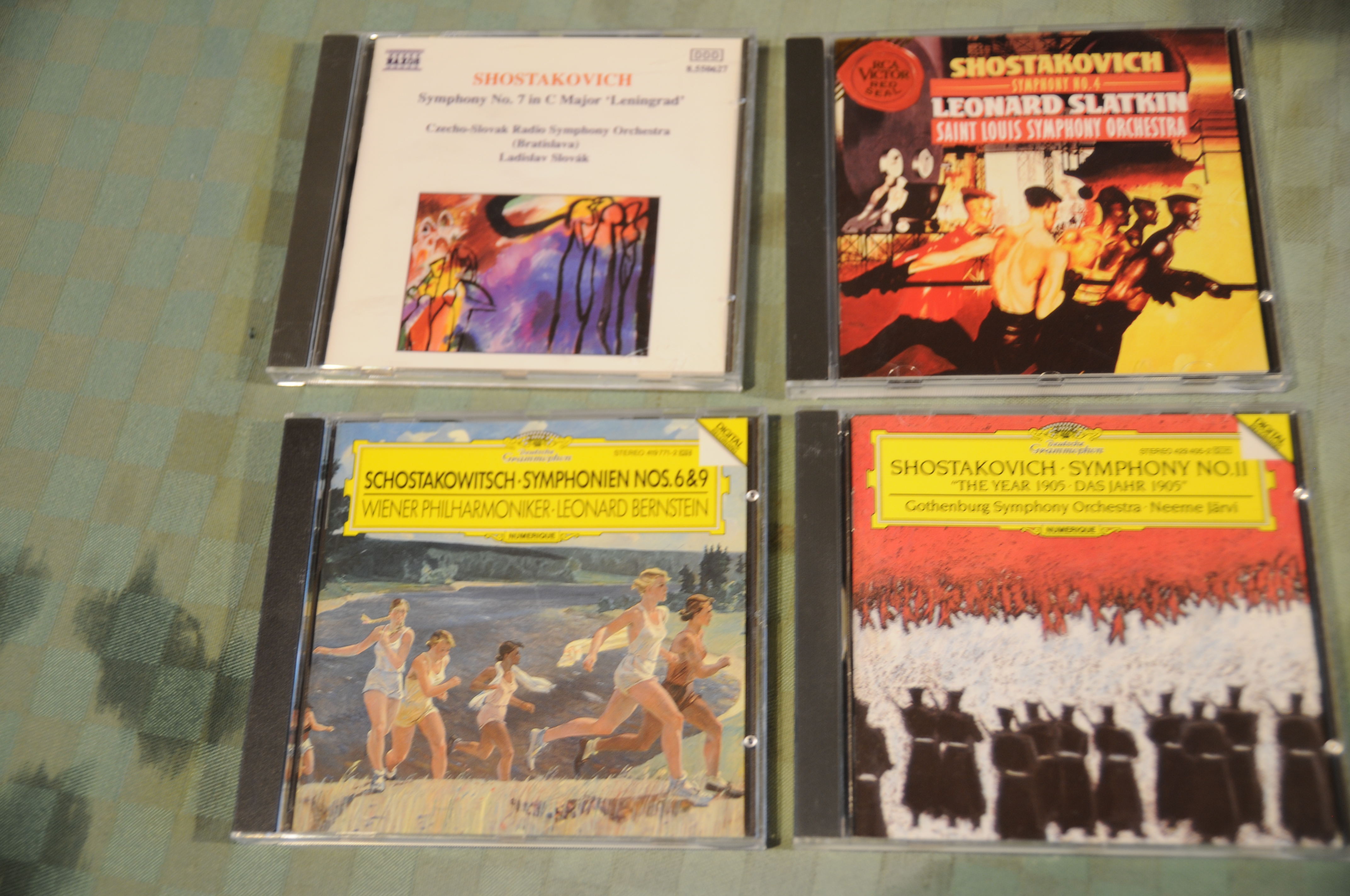cd shostakovich symphony 7 e leonard slatkin symphony 4