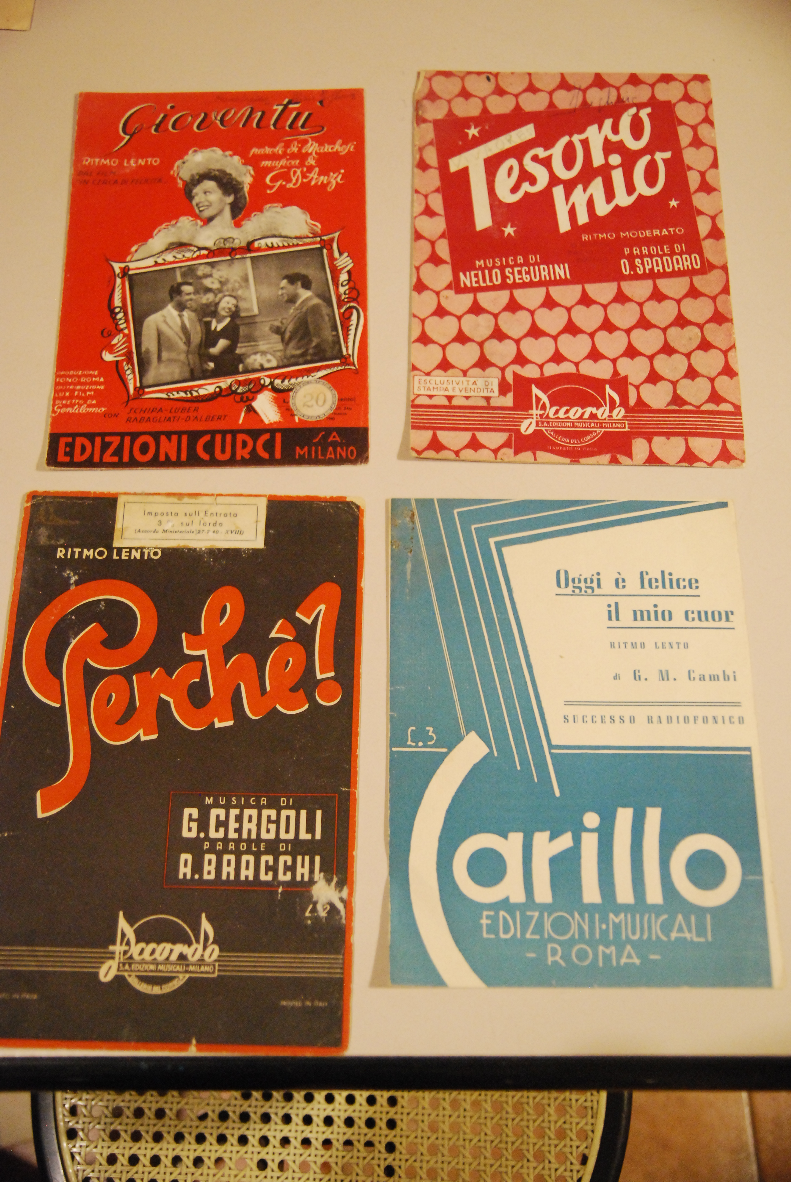 cergoli bracchi perchè,segurini spadaro tesoro mio, d'anzi gioventù, cambi oggi …