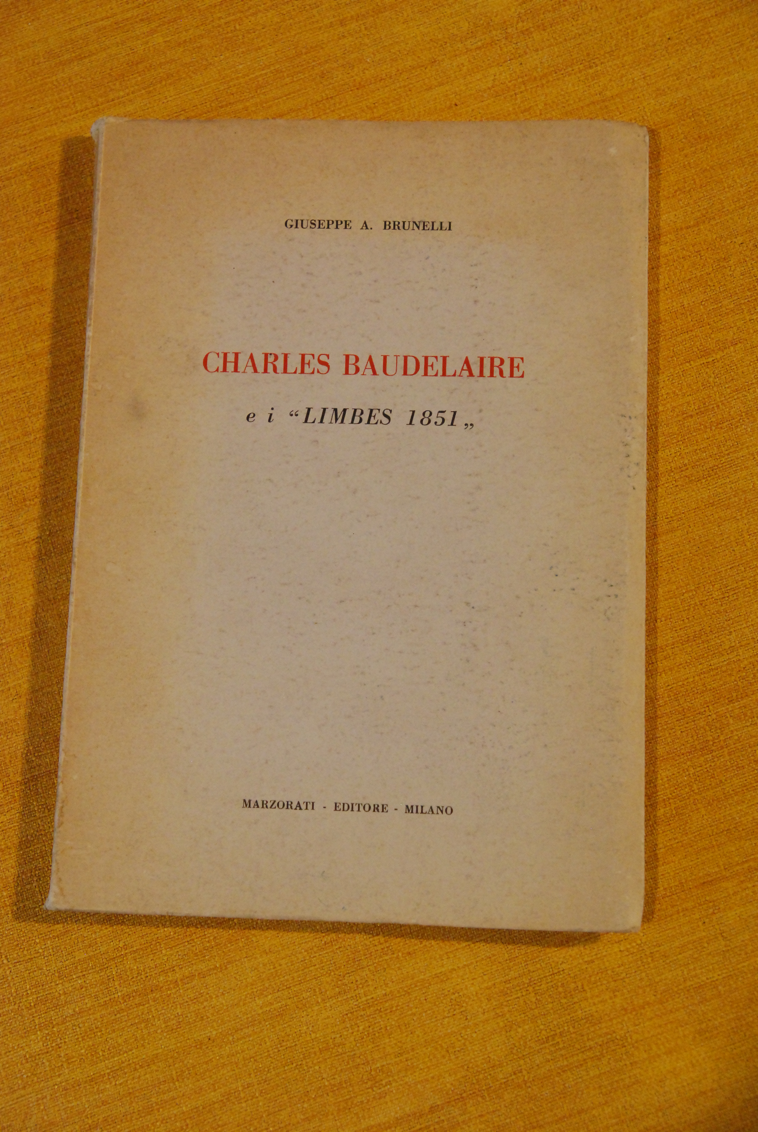 charles baudelaire e i limbes 1851 NUOVO